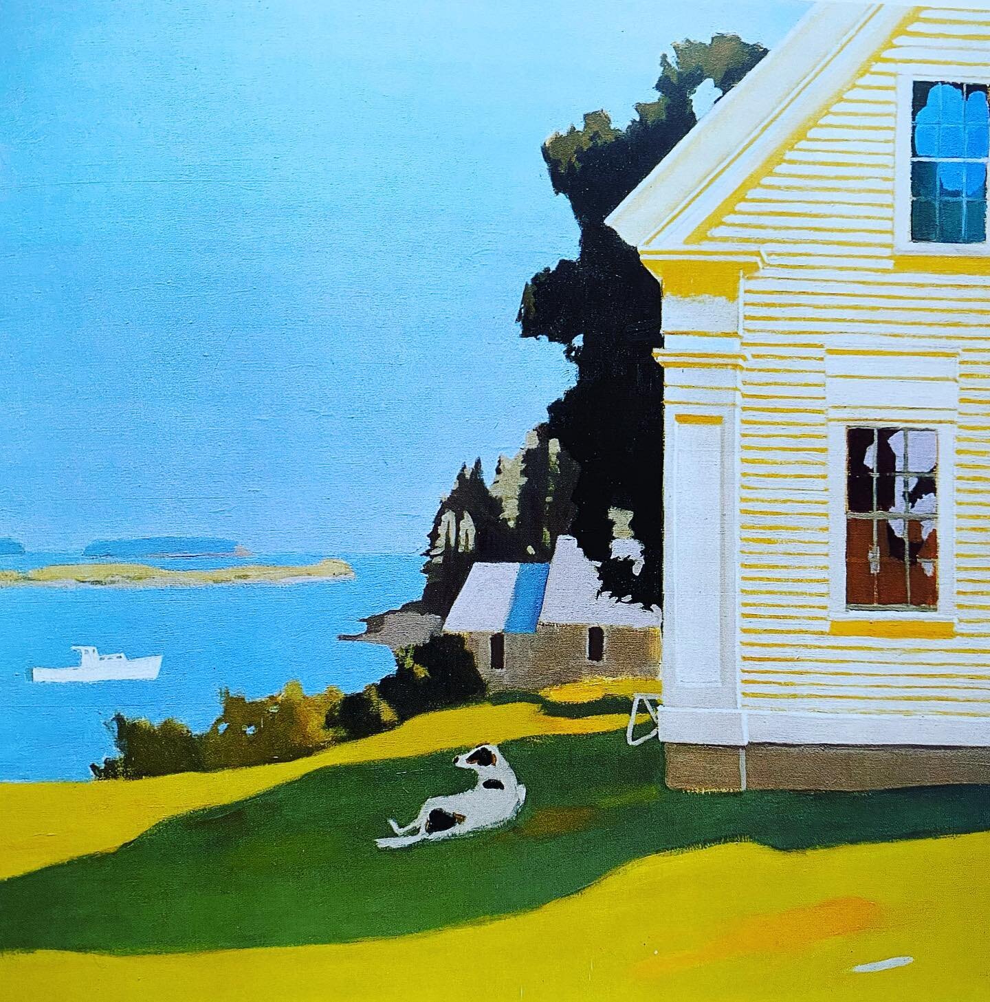 Many artists have rooted their practice in Maine, inspired by its sharp clear light, the changeable coastal environment, and the surrounding landscape of spruce, pine, and scrub barrens all anchored by the austere vernacular buildings. Fairfield Port