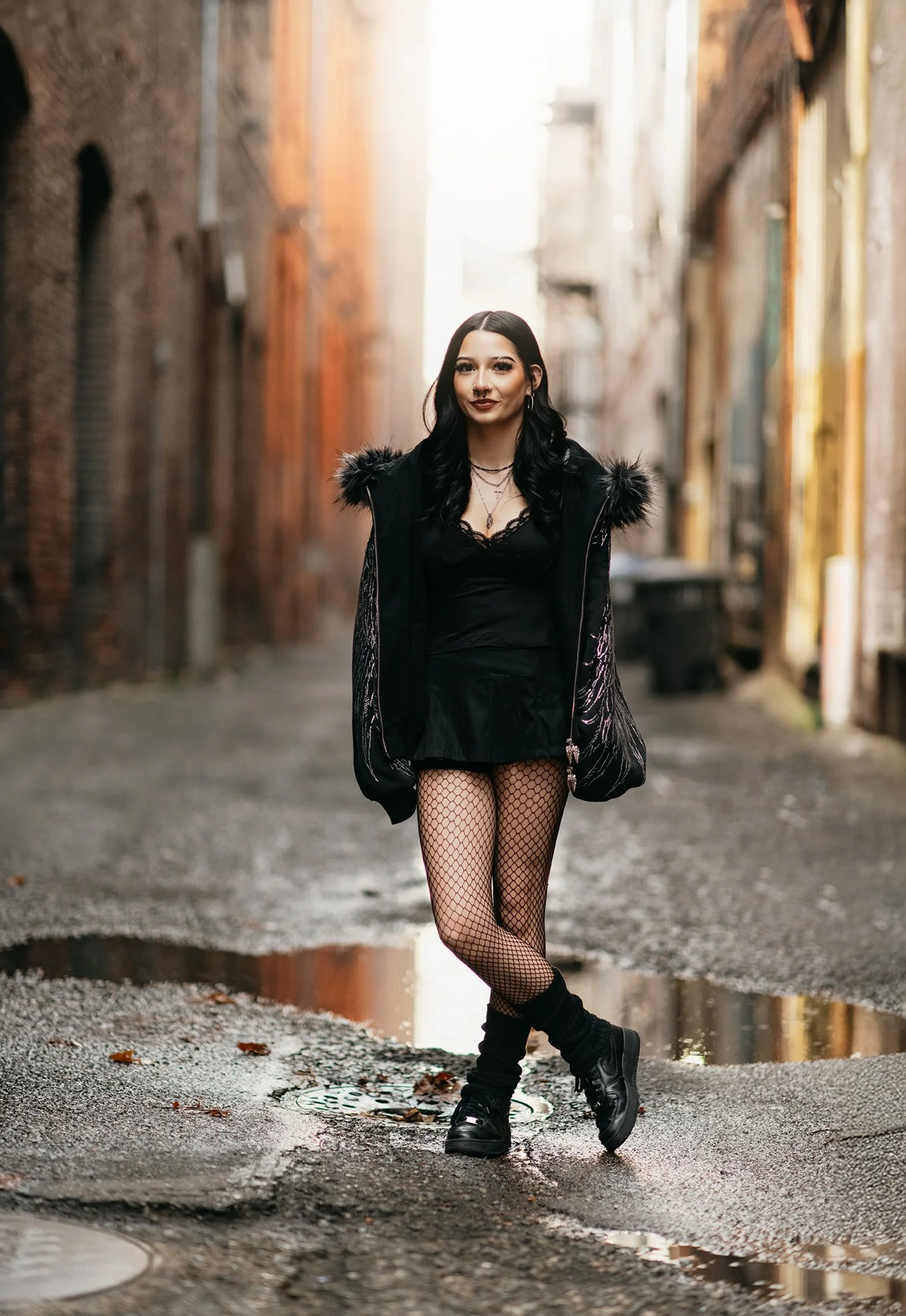 Edgy Cityscape Senior Photos - Seattle Senior Photographer