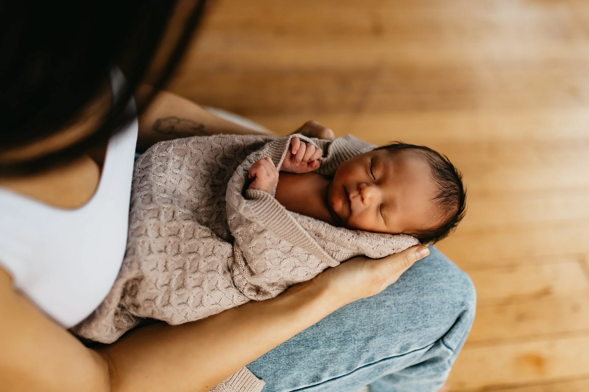 Seattle in studio newborn shoot