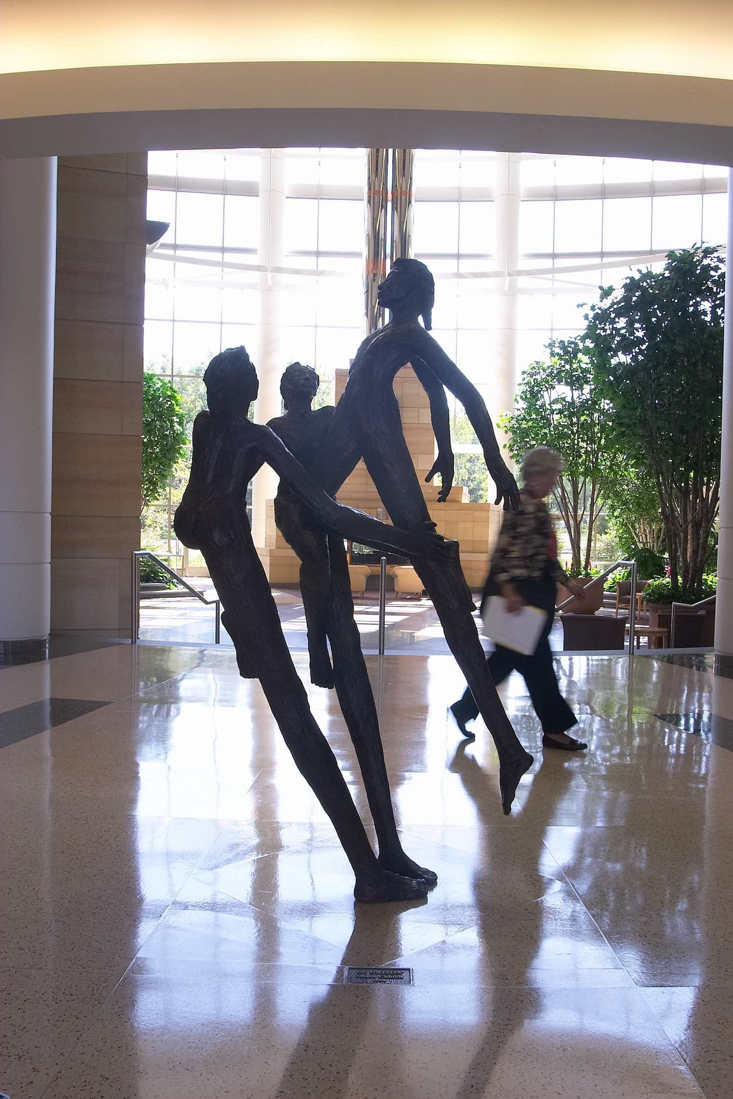 In Unison public art commission life-size bronze