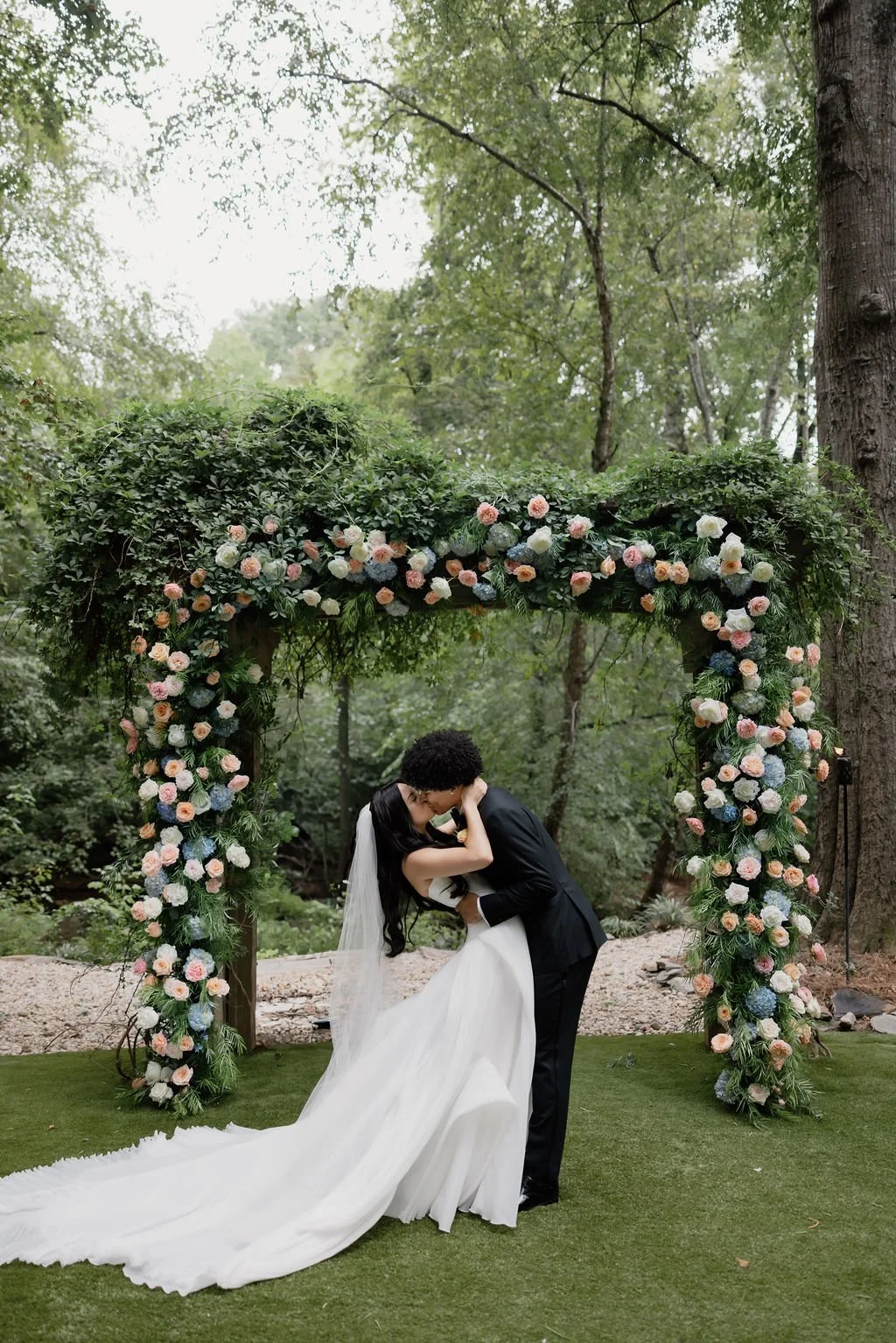The wedding arbor
