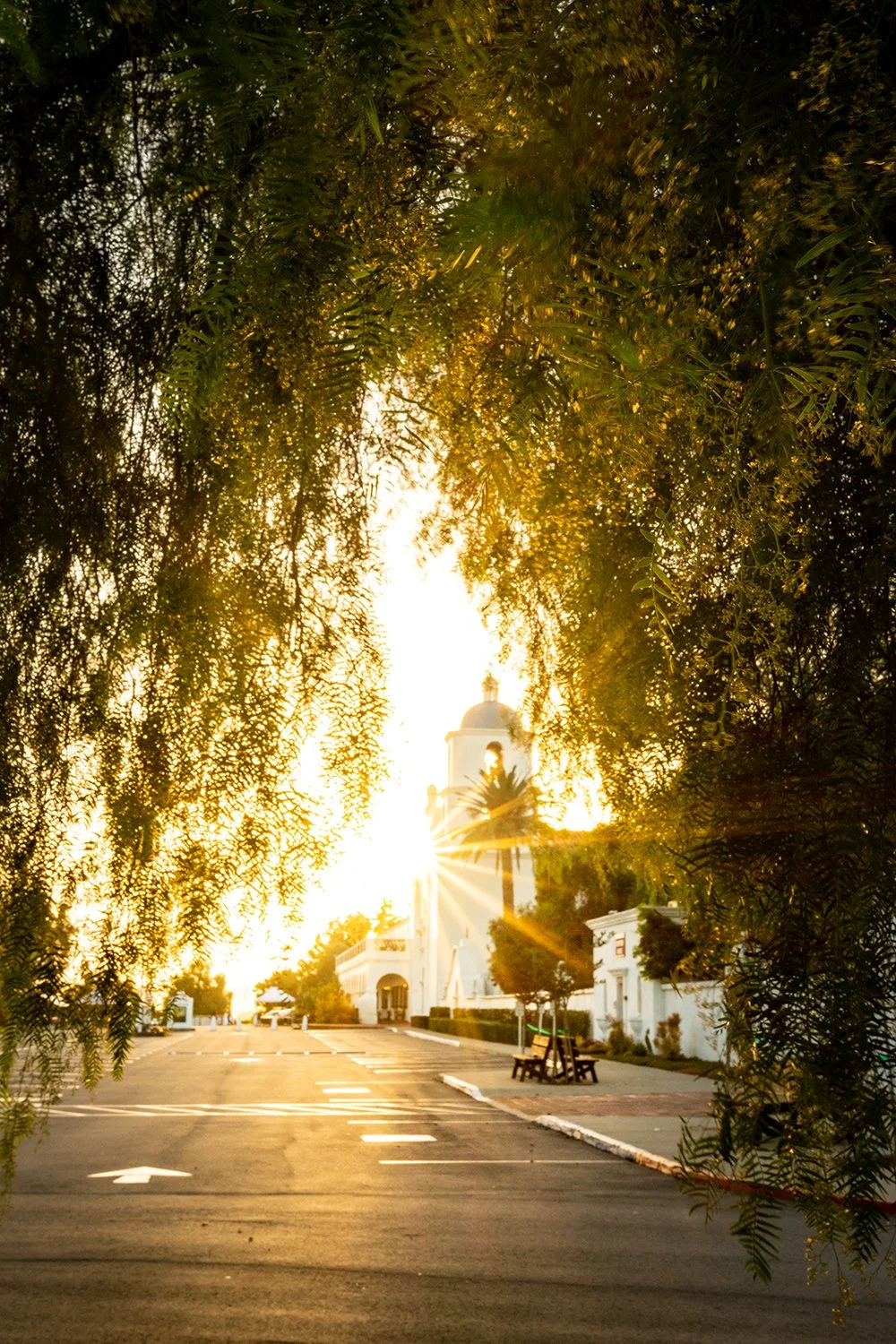 Sunset, Mission San Luis Rey