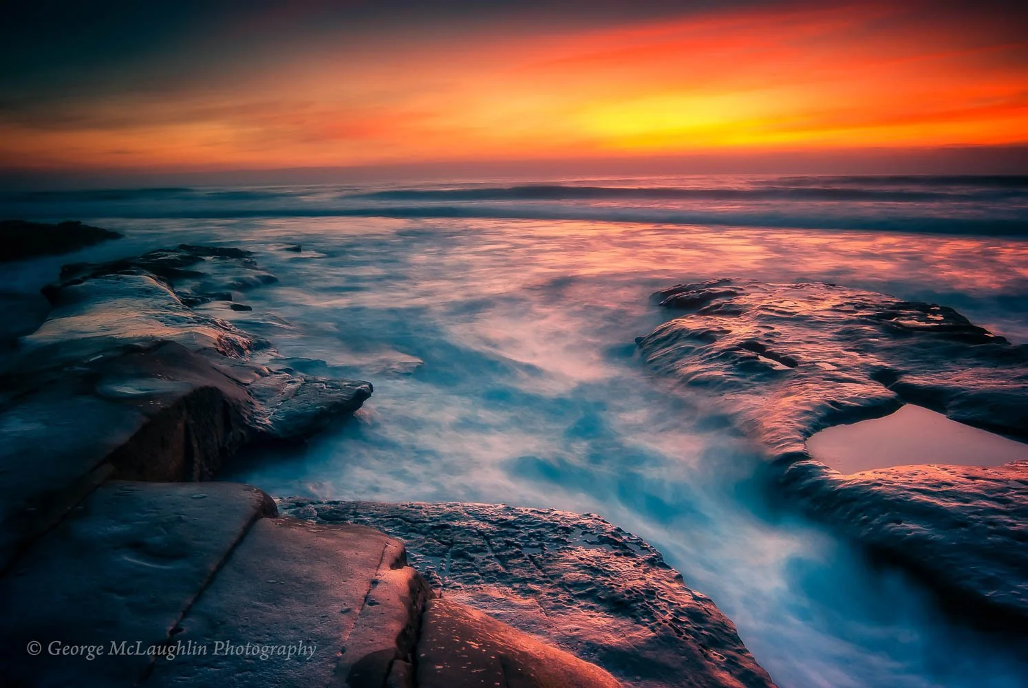 Sunset La Jolla Cove V1