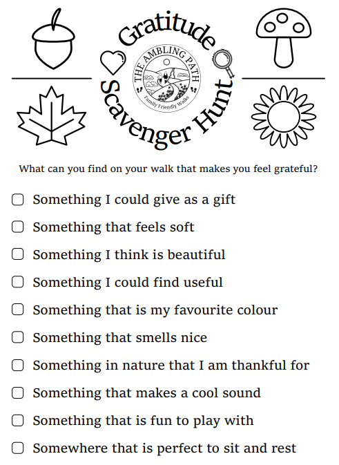 Gratitude Scavenger Hunt