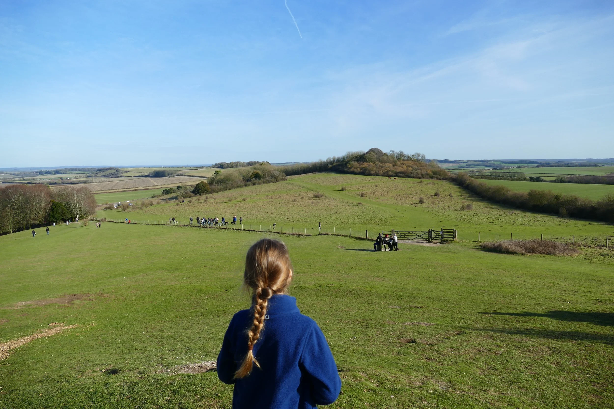 A Walk For The Whole Family Around Danebury Iron Age Hill Fort The 