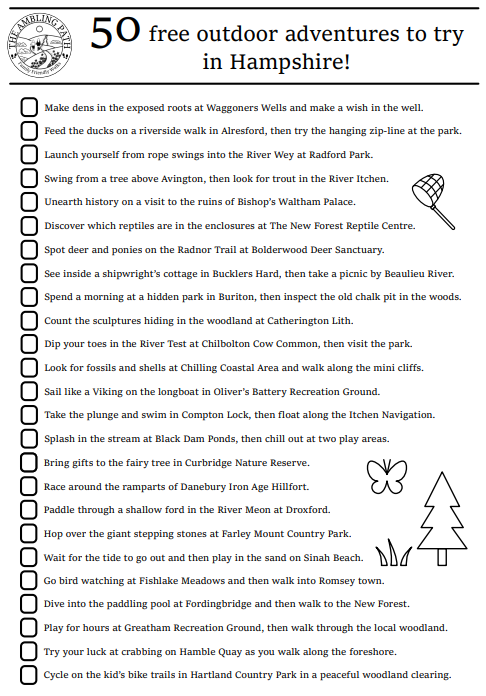 50 free things to do in Hampshire