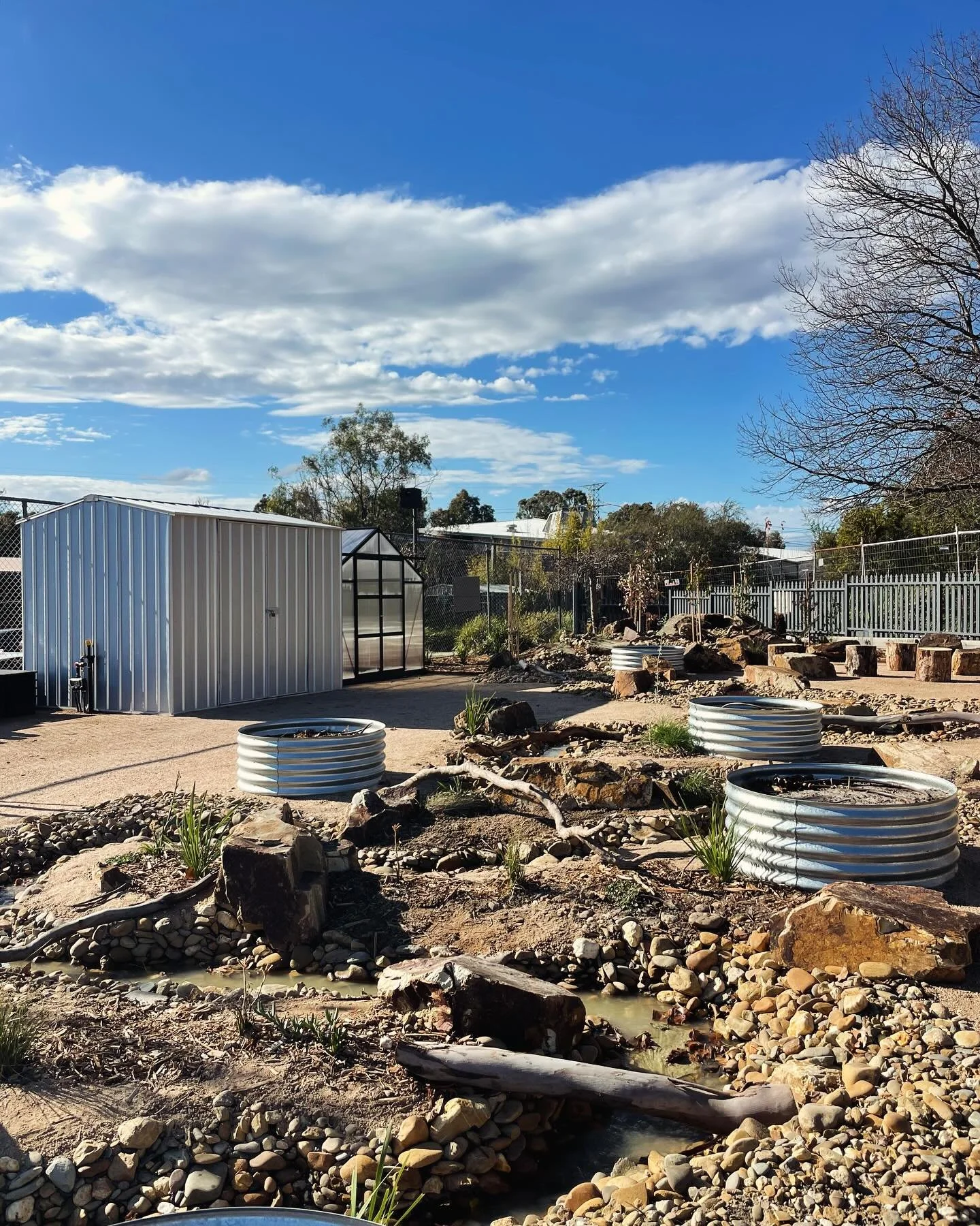 Very exciting to finish &lsquo;Little Yarra Gardens&rsquo; and hand it over to the students @malvernvalleyprimaryschool tomorrow. Can&rsquo;t wait to see everyone exploring the space