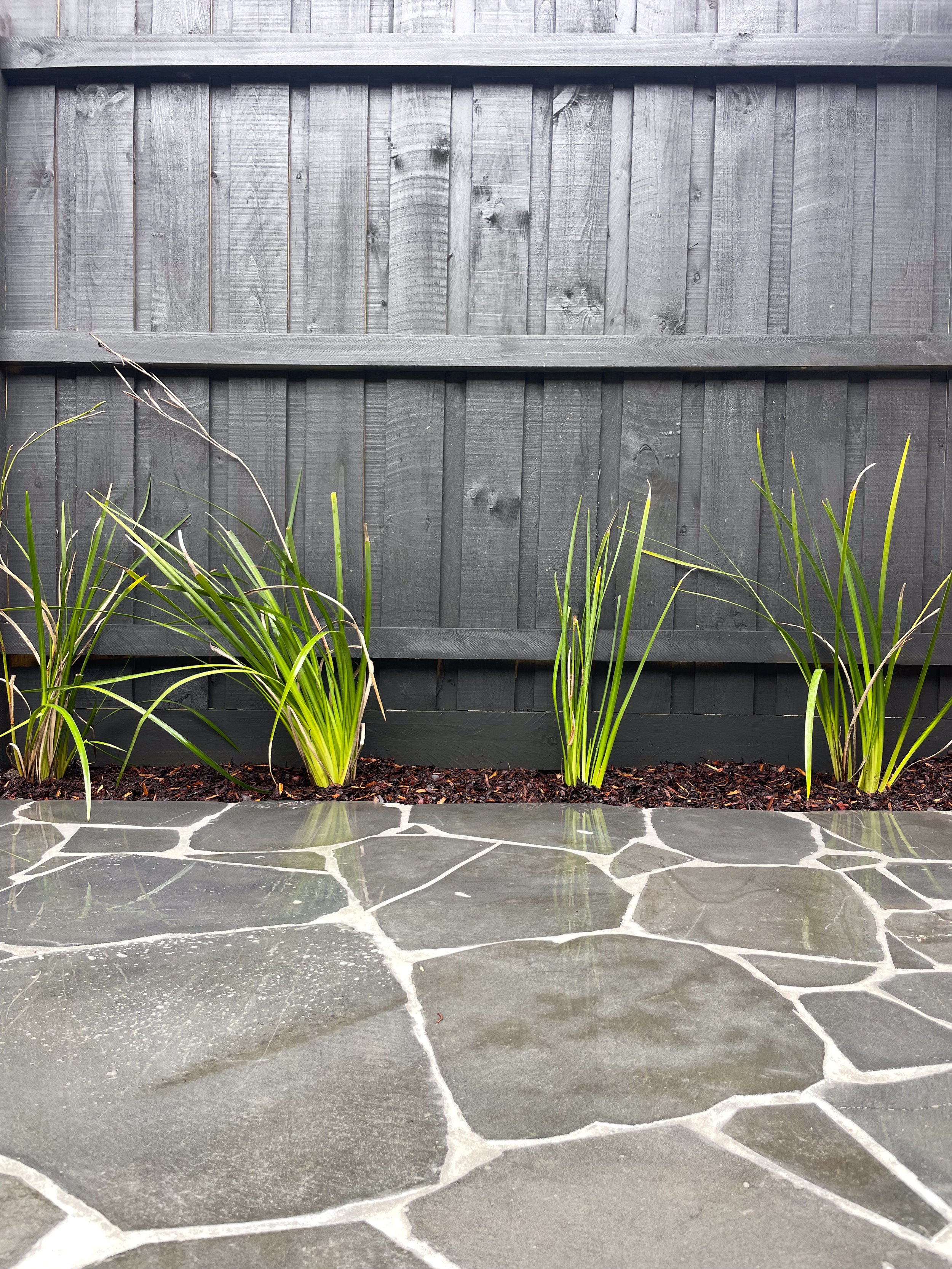 Bluestone crazy paving at our Caulfield Project