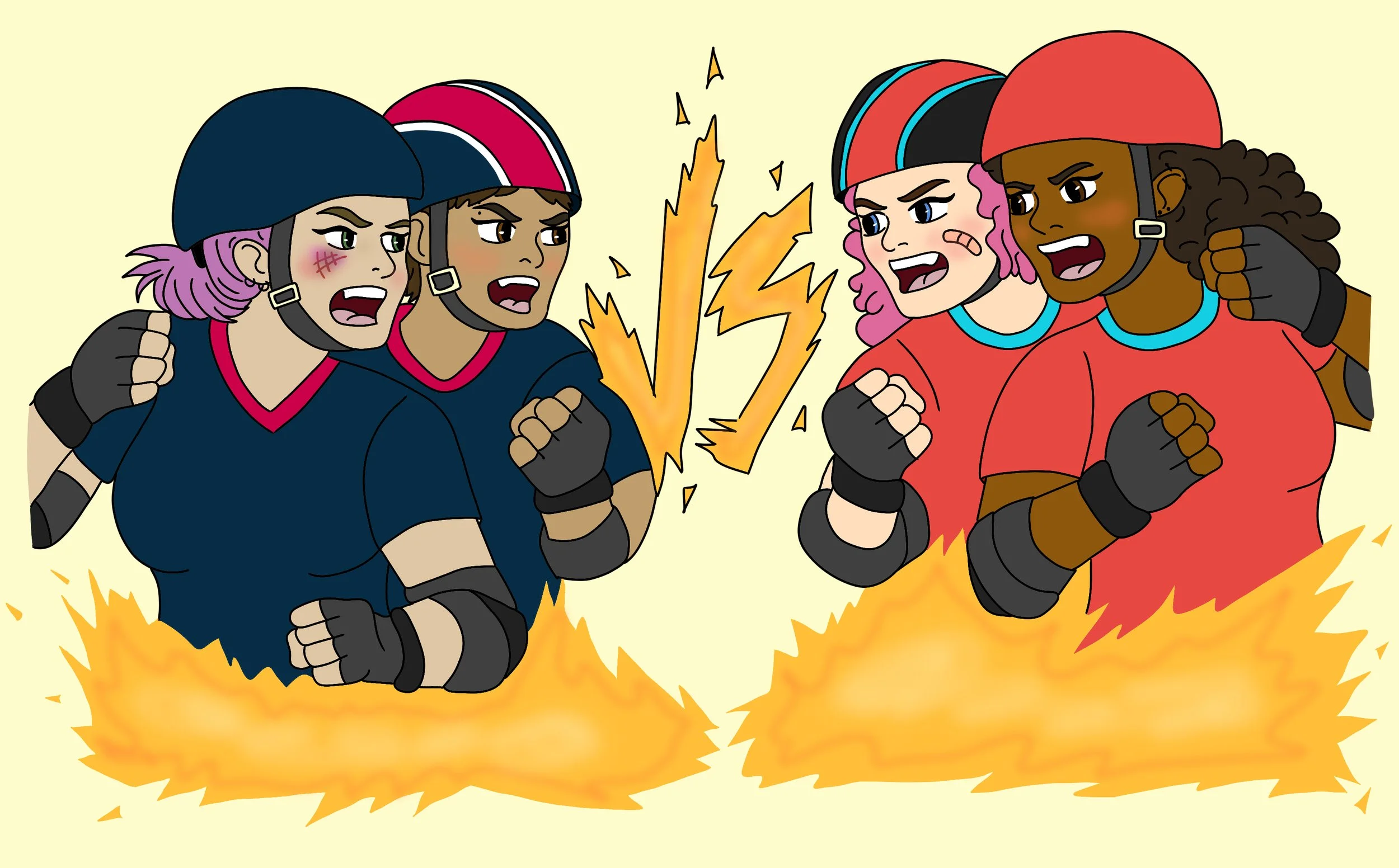 Ghost Fleet Roller Derby vs. Kill Devil Derby Brigade : Take 2!