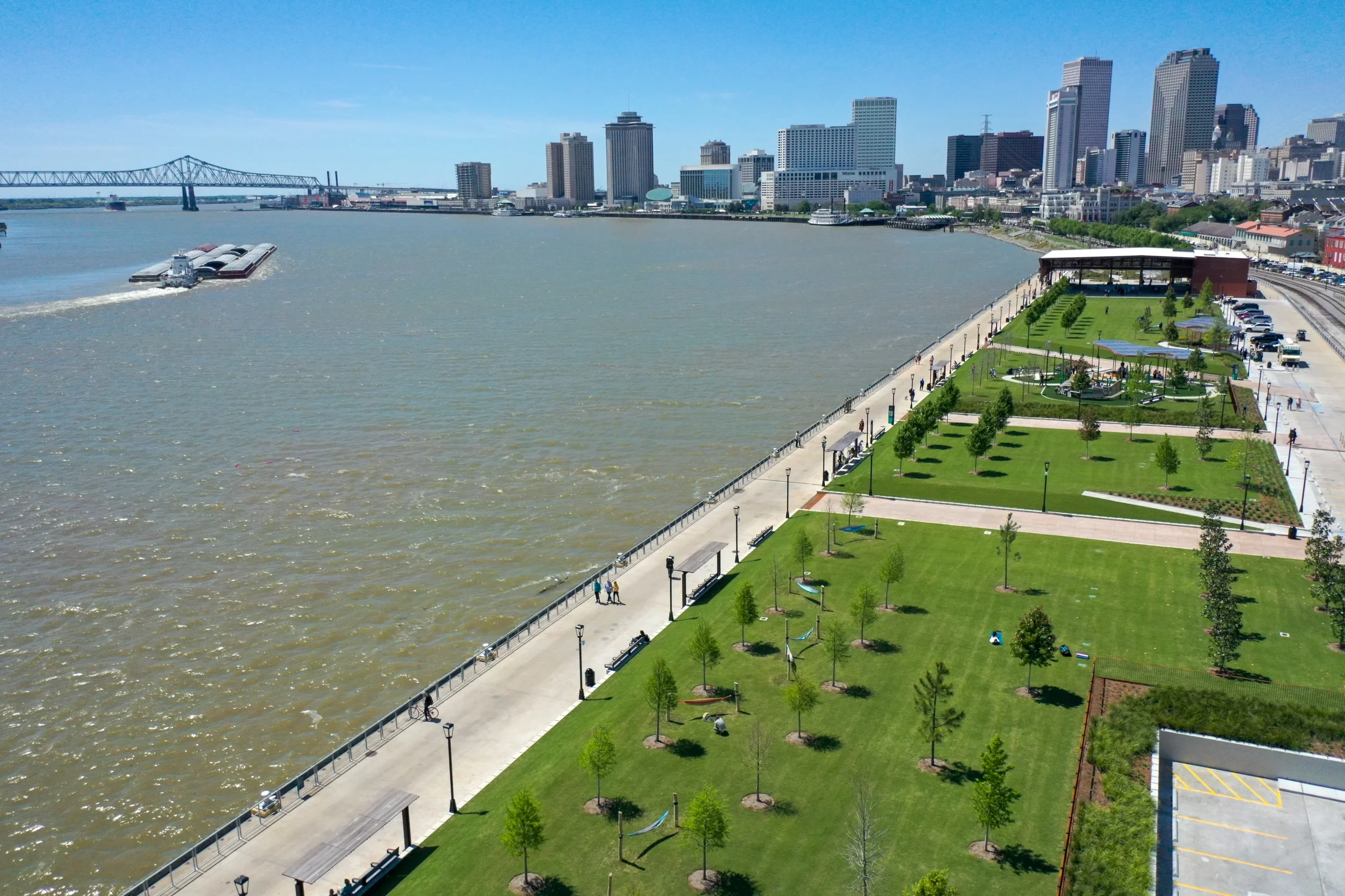 A New Riverside Park in the French Quarter: Goldring Woldenberg Riverfront Park