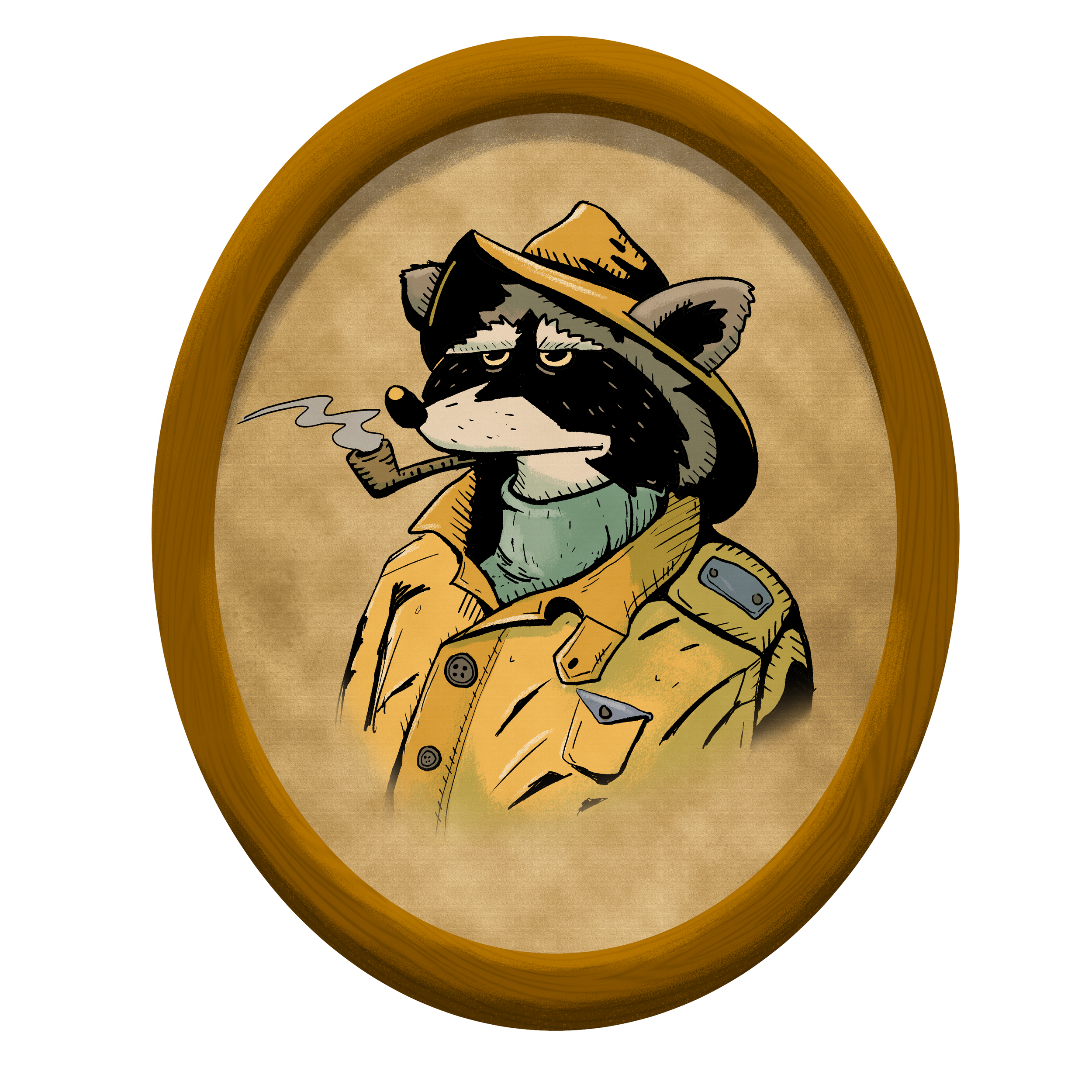 Raccoon sticker_frame.png