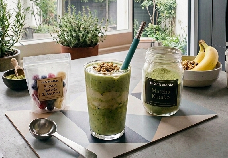 Spring Detox with Matcha Kinako Smoothie