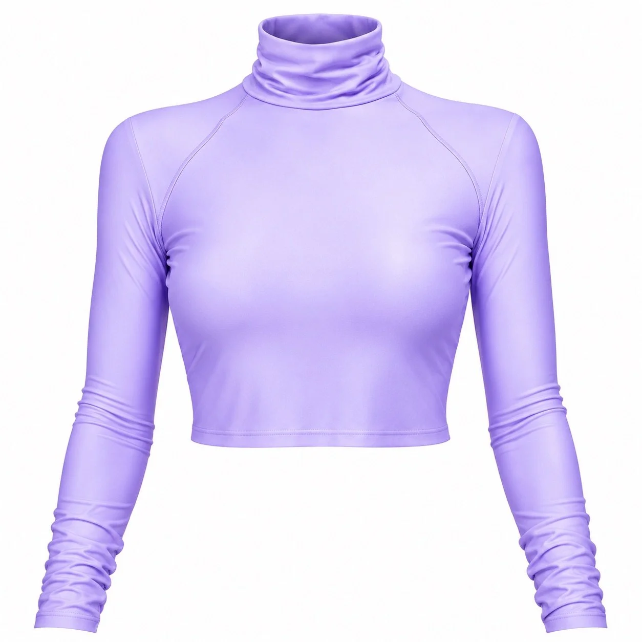 Turtleneck Crop Top