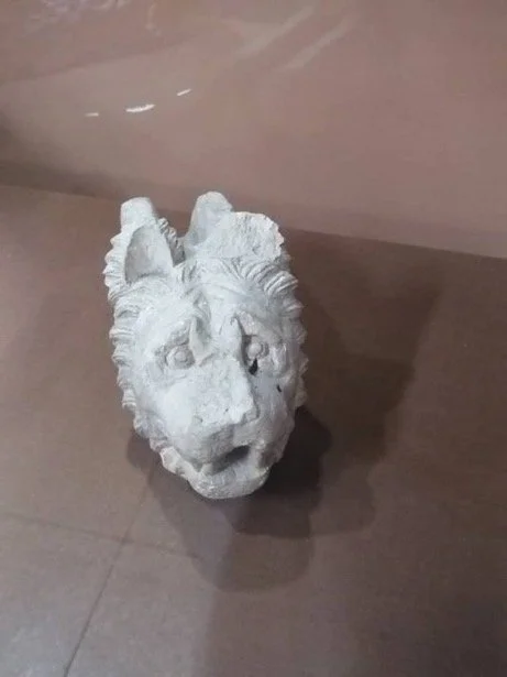 The Hellenistic sculptures remain in Afghanistan found at an ancient Greek city discovered near the Oxus  