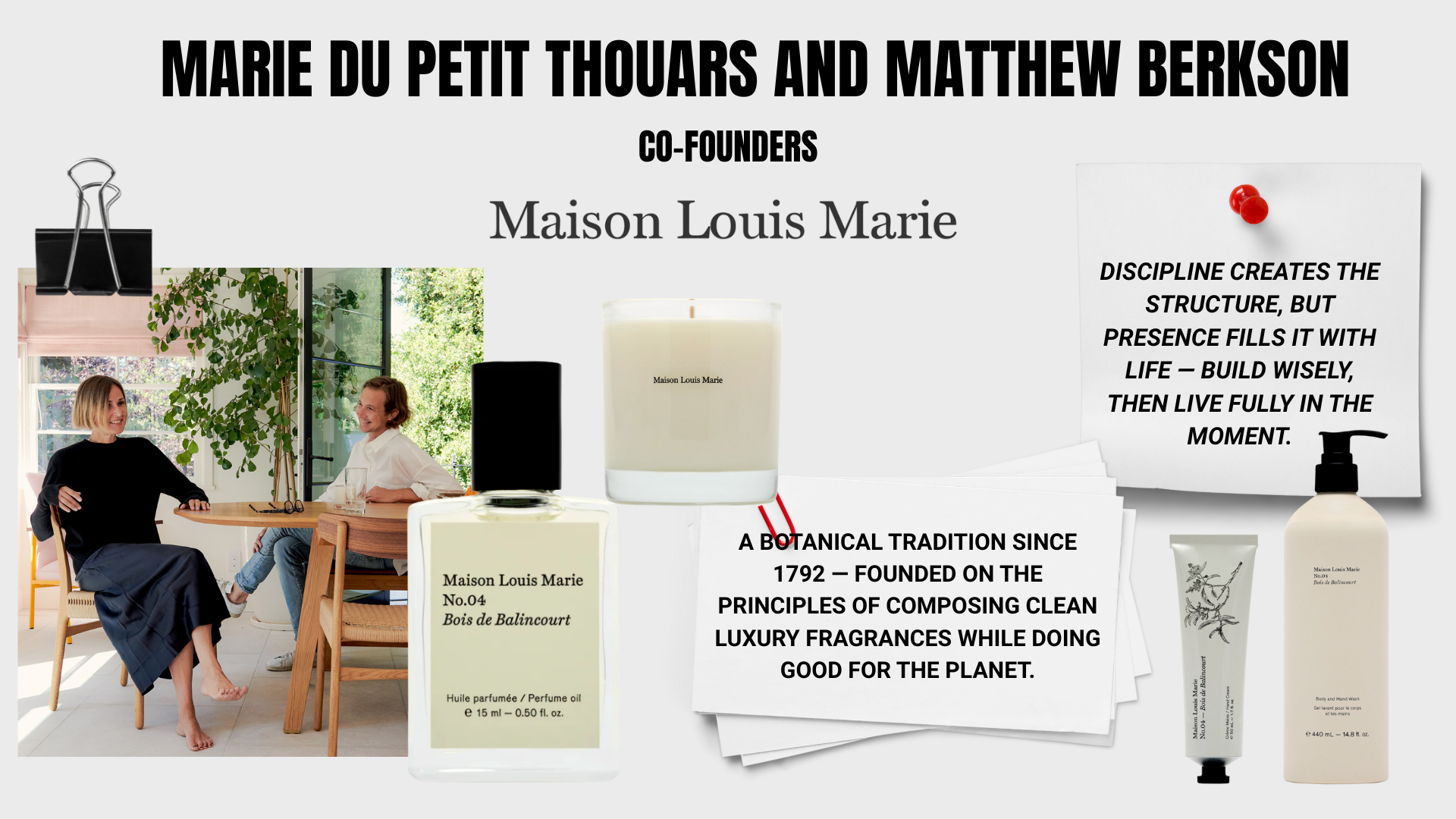 Maison Louis Marie Founders on the So Sloane Podcast