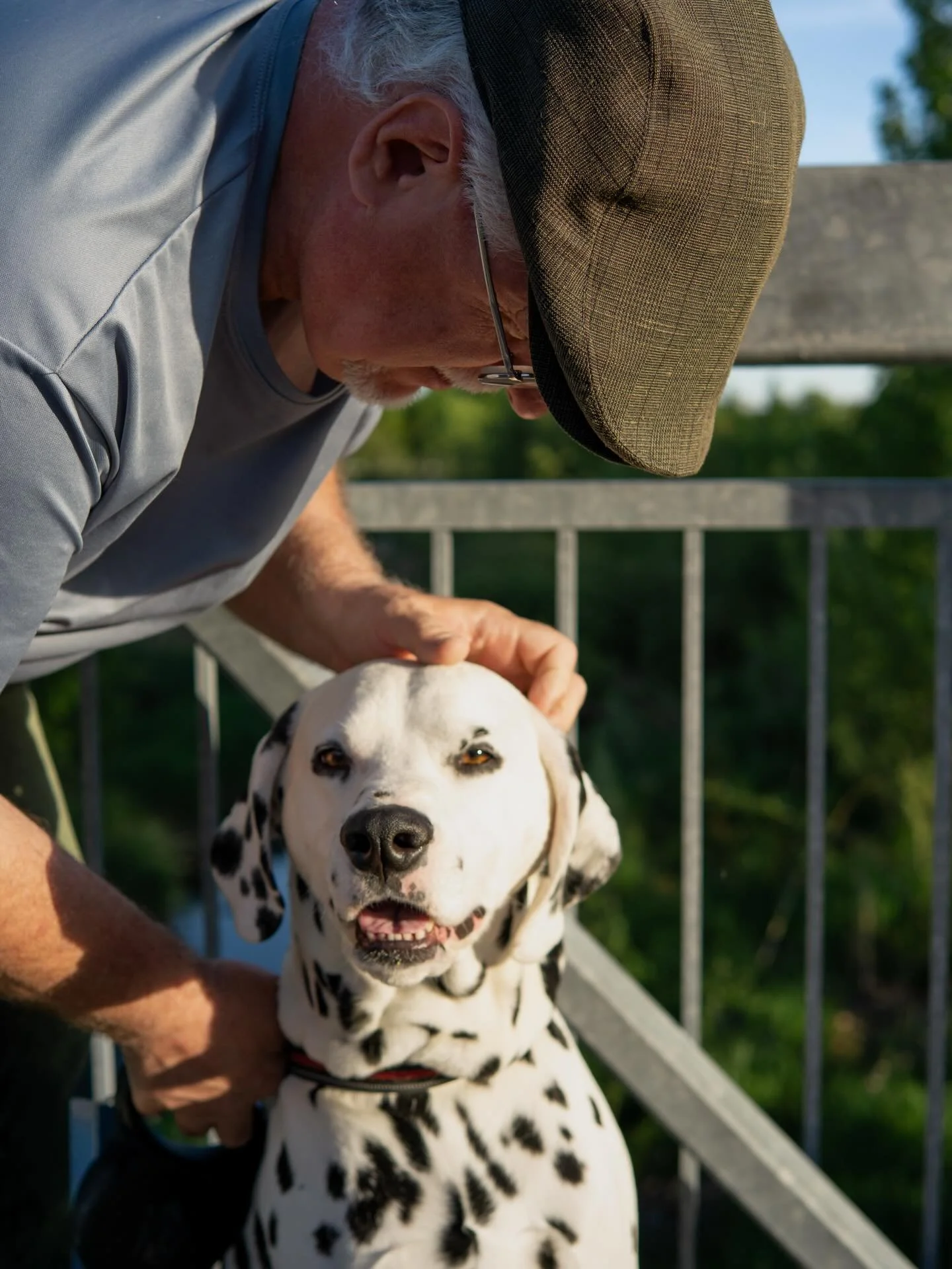 My dad and his dog. Was he helping me build my portfolio, yes, but this shoot also reminded me how important it can be to just simply take the photos on a Thursday evening. 

There doesn&rsquo;t always need to be an occasion. There is magic in captur