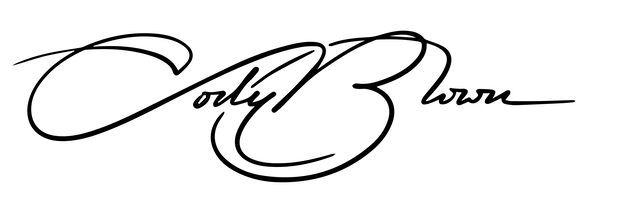 Stylized black signature.