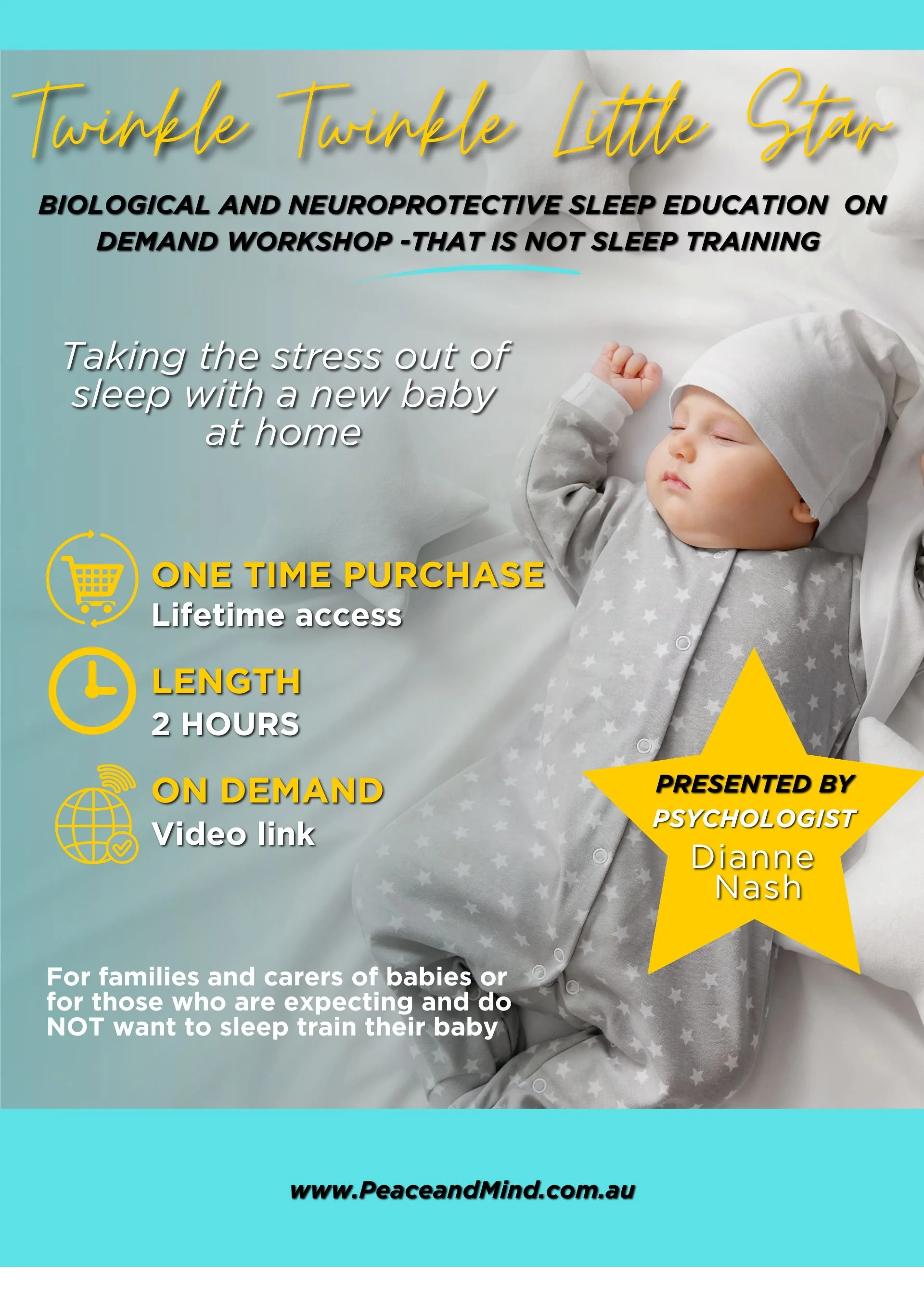 ON DEMAND- Twinkle Twinkle Little Star- Sleep Education for Parents