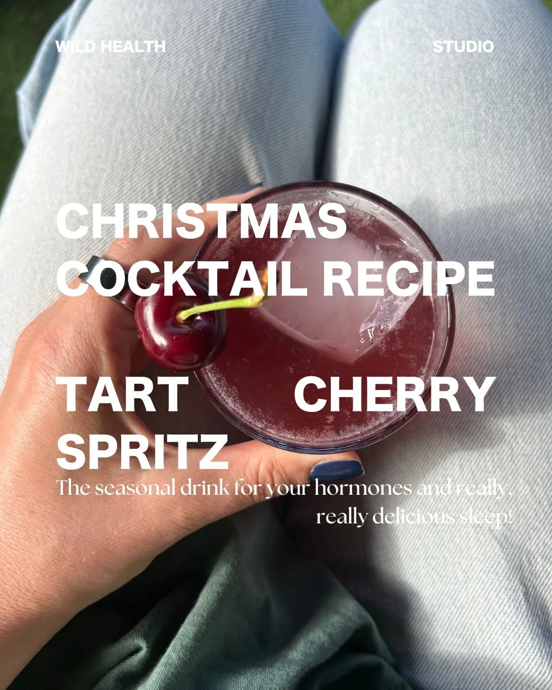 Our second little MOCKtail** recipe for Christmas or you could turn it into a cocktail! This one is super super easy to make and share, and sooo refreshing! 

Delish and again has the added benefit of quality sleep and digestion!! 

Give it a try and