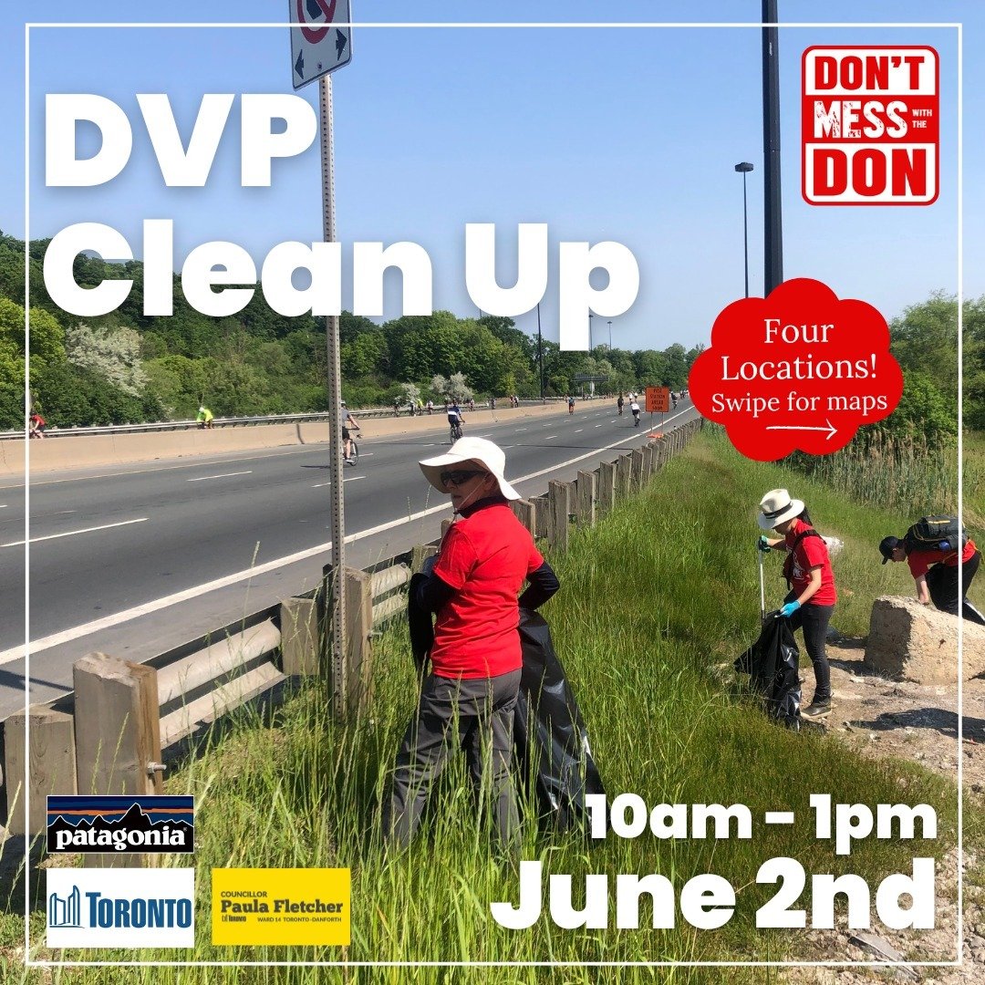 DON&rsquo;T MESS WITH THE DVP!!
Date: June 2nd, 2024
Time: 10am-1pm
*Sign up link in bio*
Last year we made history by holding the first very clean up of the Don Valley Parkway in partnership with the City of Toronto. In 2024 we&rsquo;re doing it aga