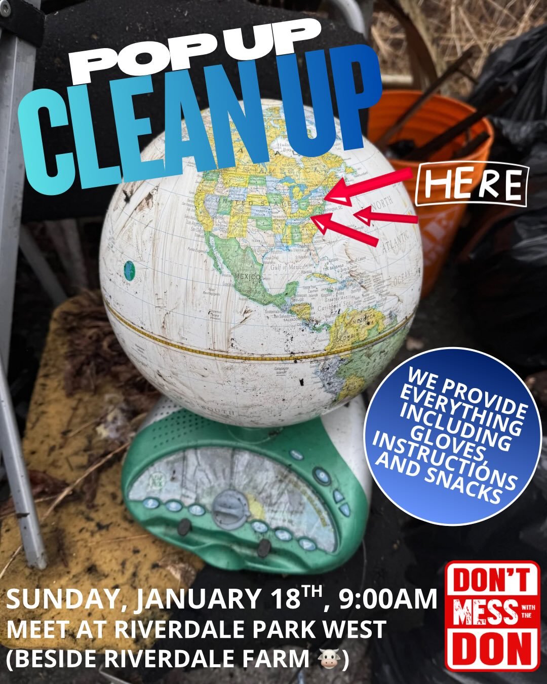 ✨ POP UP CLEAN UP ✨ 

Our first event of 2026 🎉 . With all the snow and rain this winter it has been tough getting out. The streets are, well, hmmm, ahhh, let's say in need of help. There is mess in the Don and it is time to unmess ( Spelling Bee 🐝