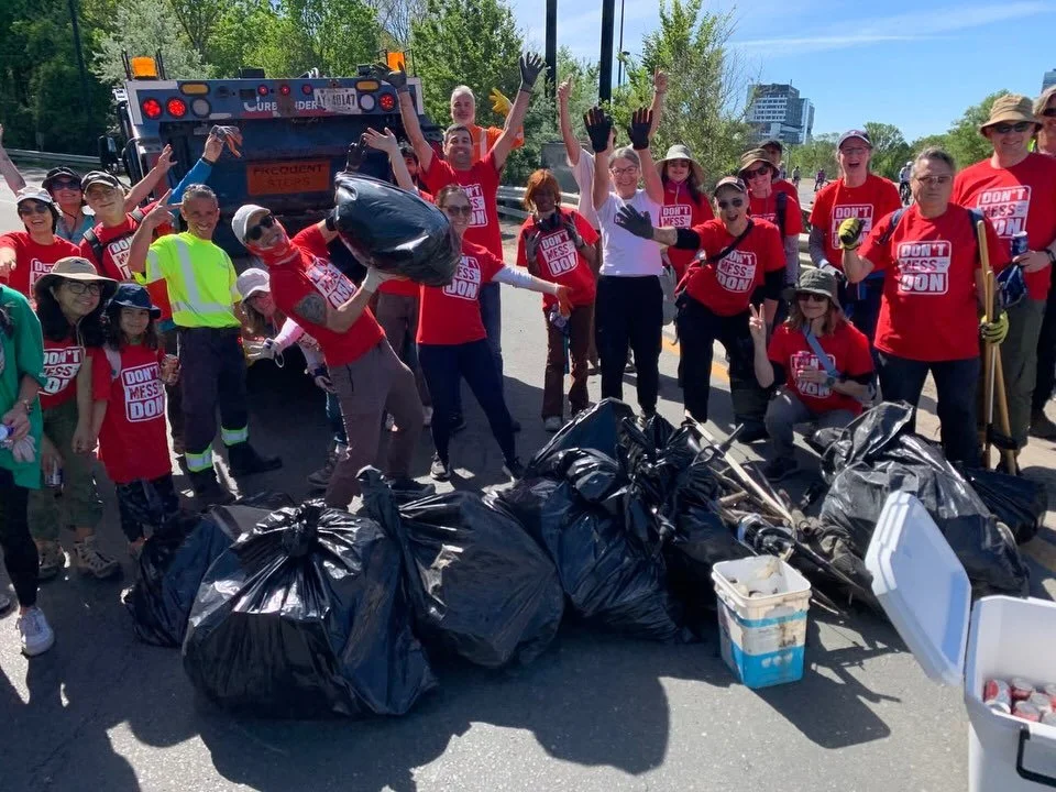 Good People aren't hard to find, they are right around the corner and oh so kind, it's true. We'd like to spend some time with you, ooh ooh ooh. 🕺 

130 really Good People cleaned 300 bags of trash and 6000 pounds of rubbish from the DVP today. At Q