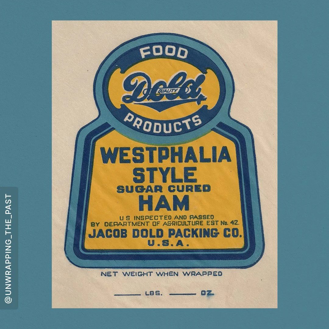 Westphalia Style Sugar Cured Ham 🐷
.
.
.
#1930s #1930sdesign #1930scandy #design #designhistory #advertisinghistory #candy #wrappers #candywrappers #vintage