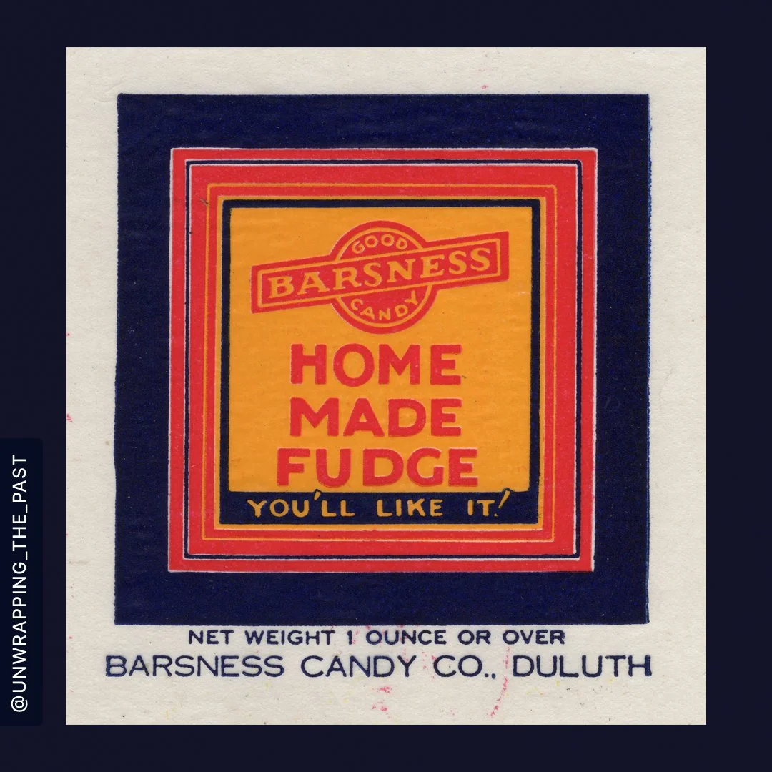 Imagine you're a copywriter and you can get away with "You'll Like It!"
.
.
.
#1930s #1930sdesign #1930scandy #design #designhistory #advertisinghistory #candy #wrappers #candywrappers #vintage