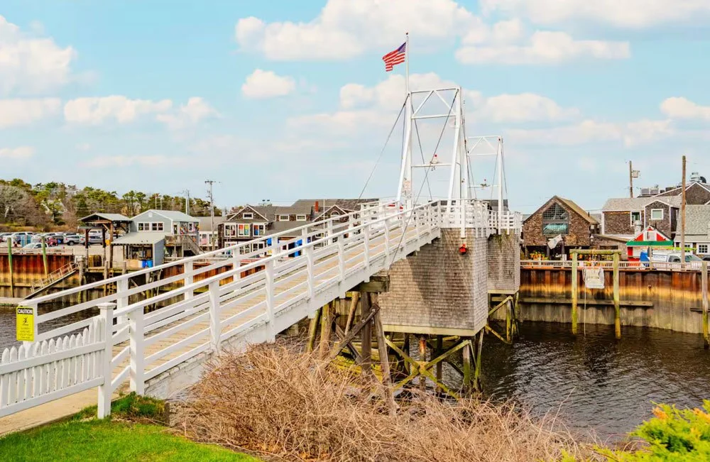 Footbridge to the beach