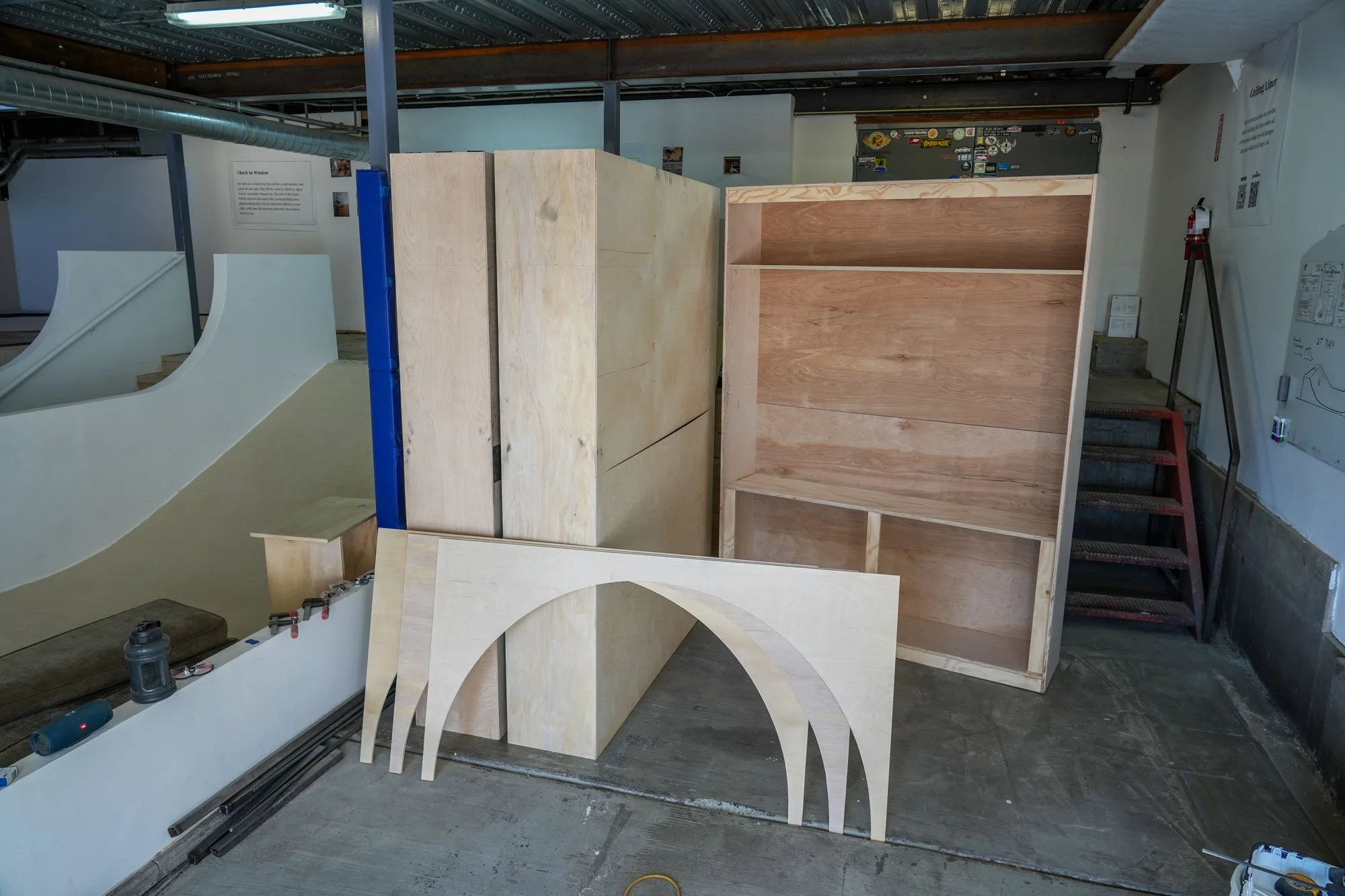 Built at Skatespace between Summer Camp Sessions