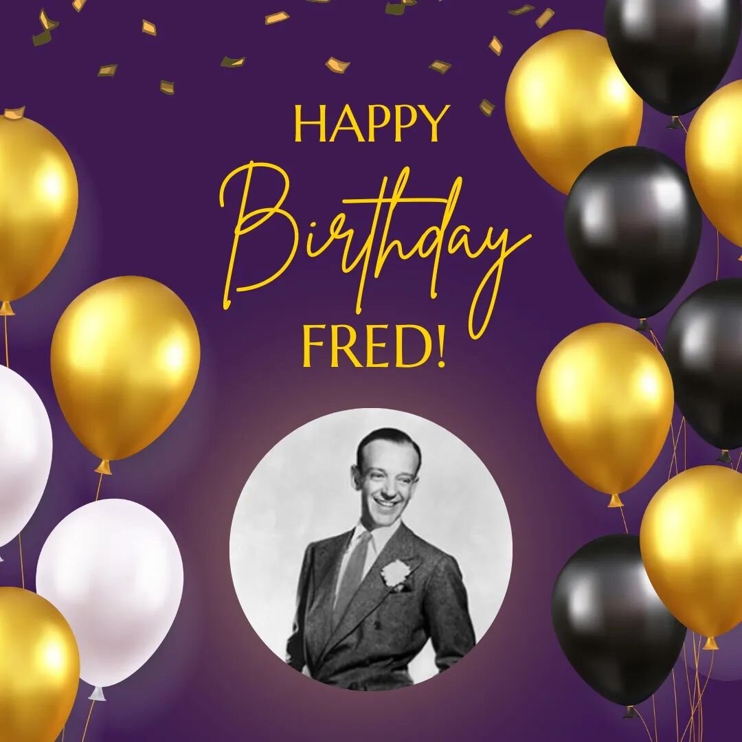 Happy Birthday to our founder &amp; dance extrordonair Fred Astaire! His gift of dance has had such a huge impact on all of our lives; his memory lives on! 

Join us in celebrating! 🎉

#fredastairedancestudios #fredastaire #dancelife #columbusohio