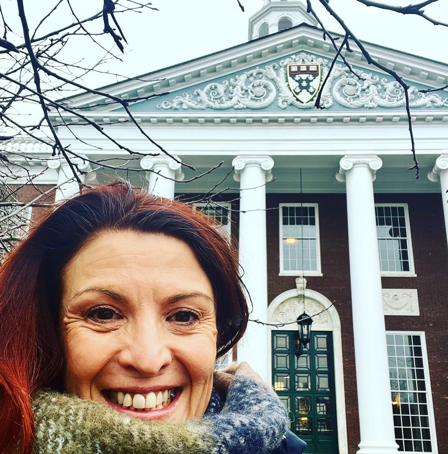 Geek tourist photo, me outside the Harvard Business School (although I&rsquo;m not going there whilst I&rsquo;m here)