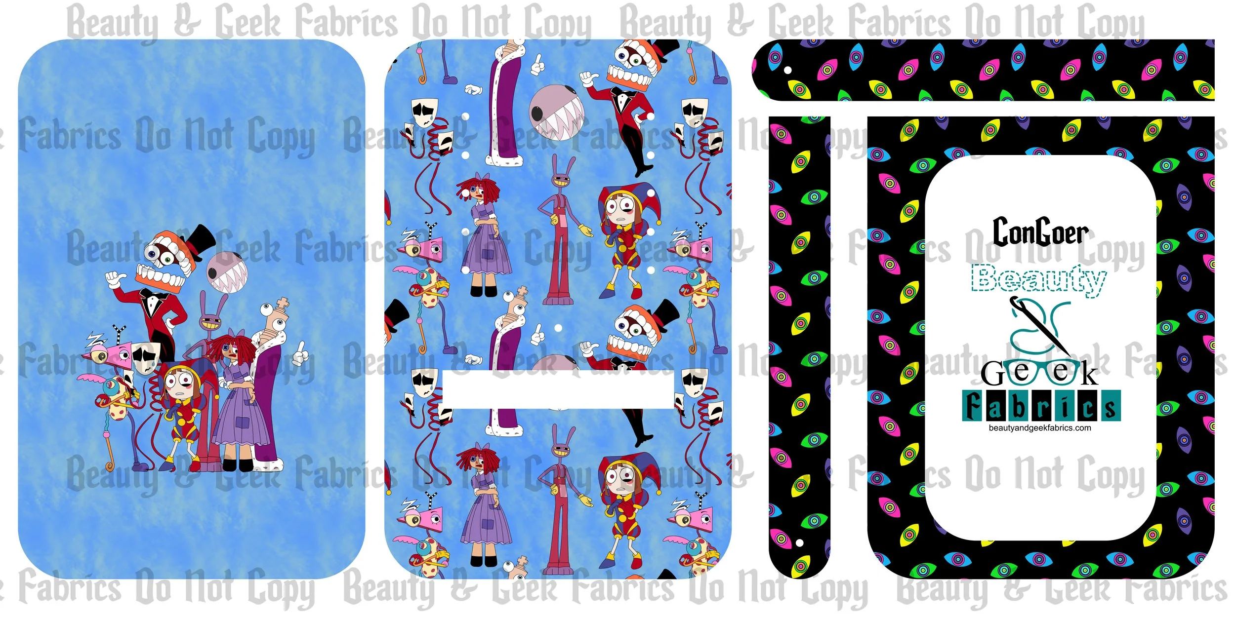 Digital Circus Con Goer - Cut N Sew - Preorder