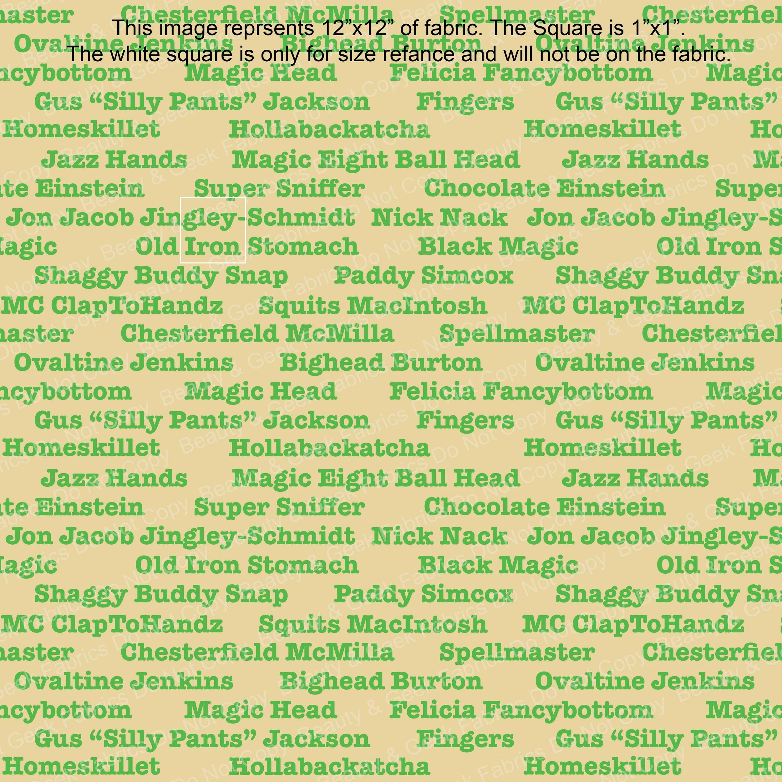 Fake Psychic Nicknames Past Print Preorder