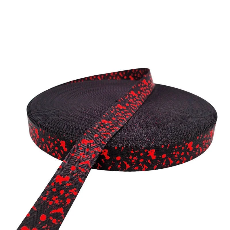 Black Blood Splatter Webbing