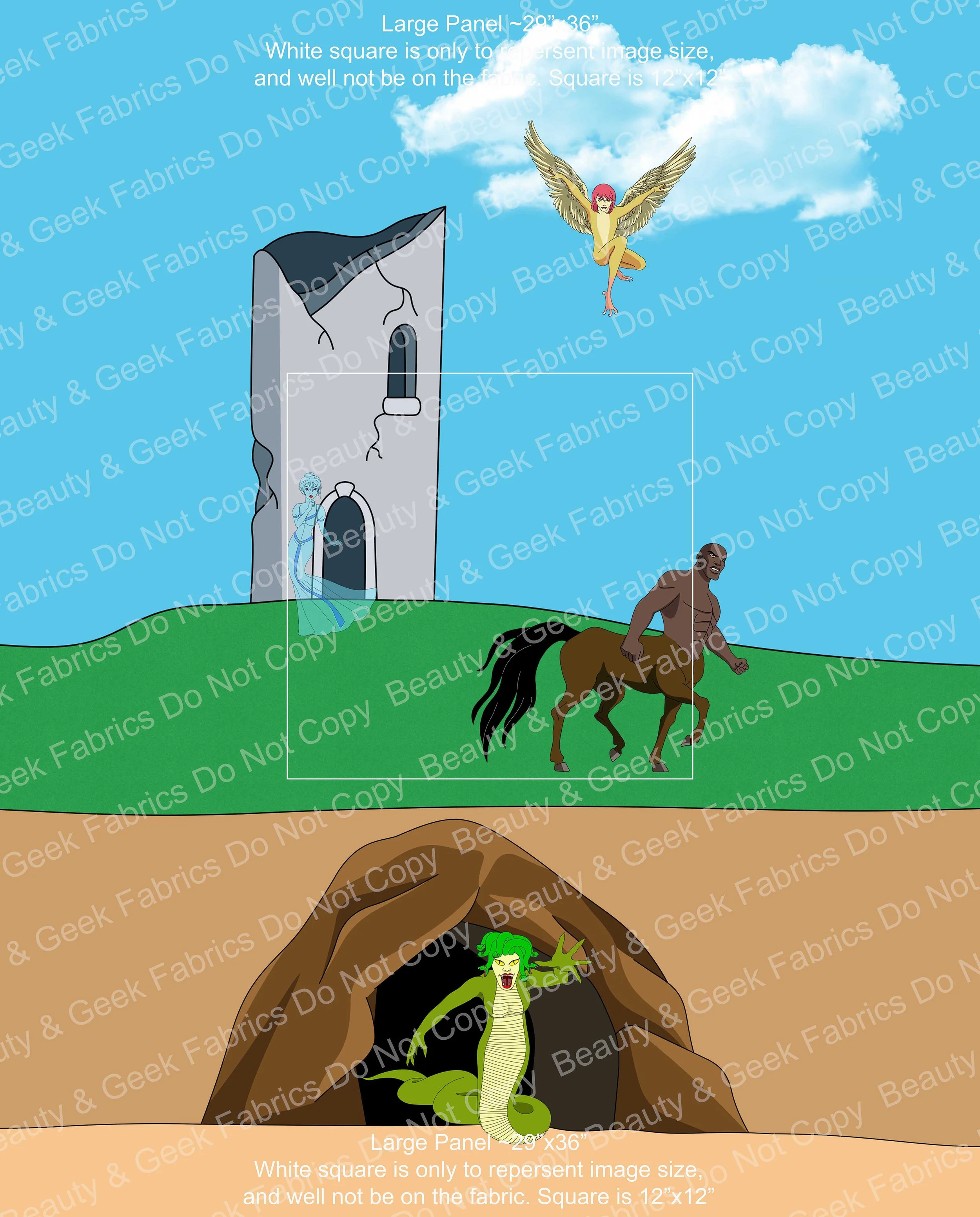 Fantasy Creatures Panel Past Print Preorder