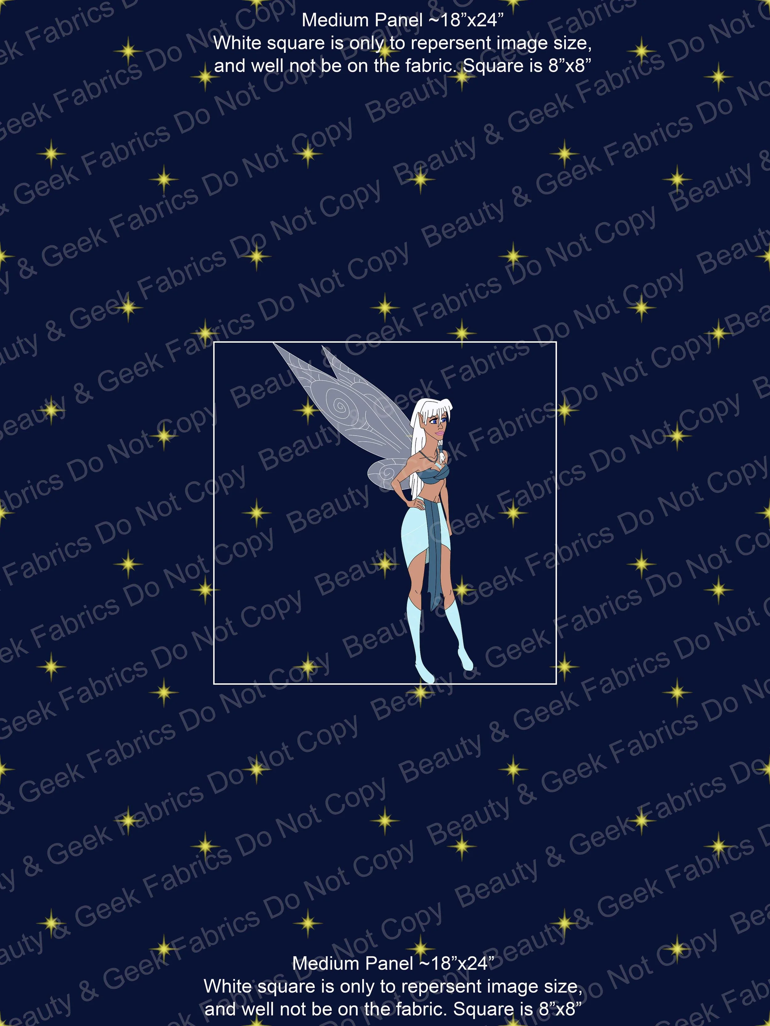 Fairy Princesses Kida (3 BG Options) Panel Past Print Preorder