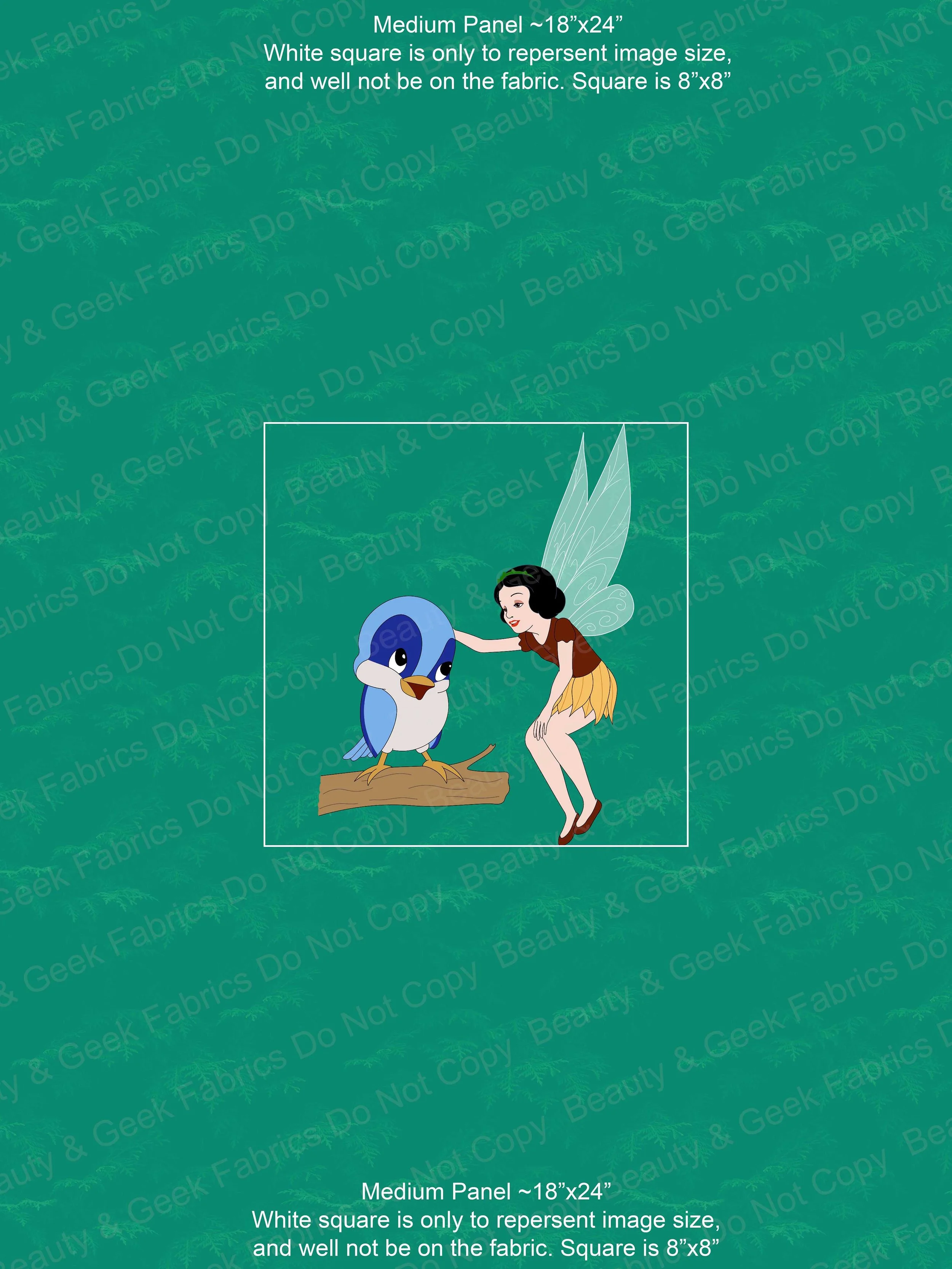 Snow White - Panel Medium - Green.jpg