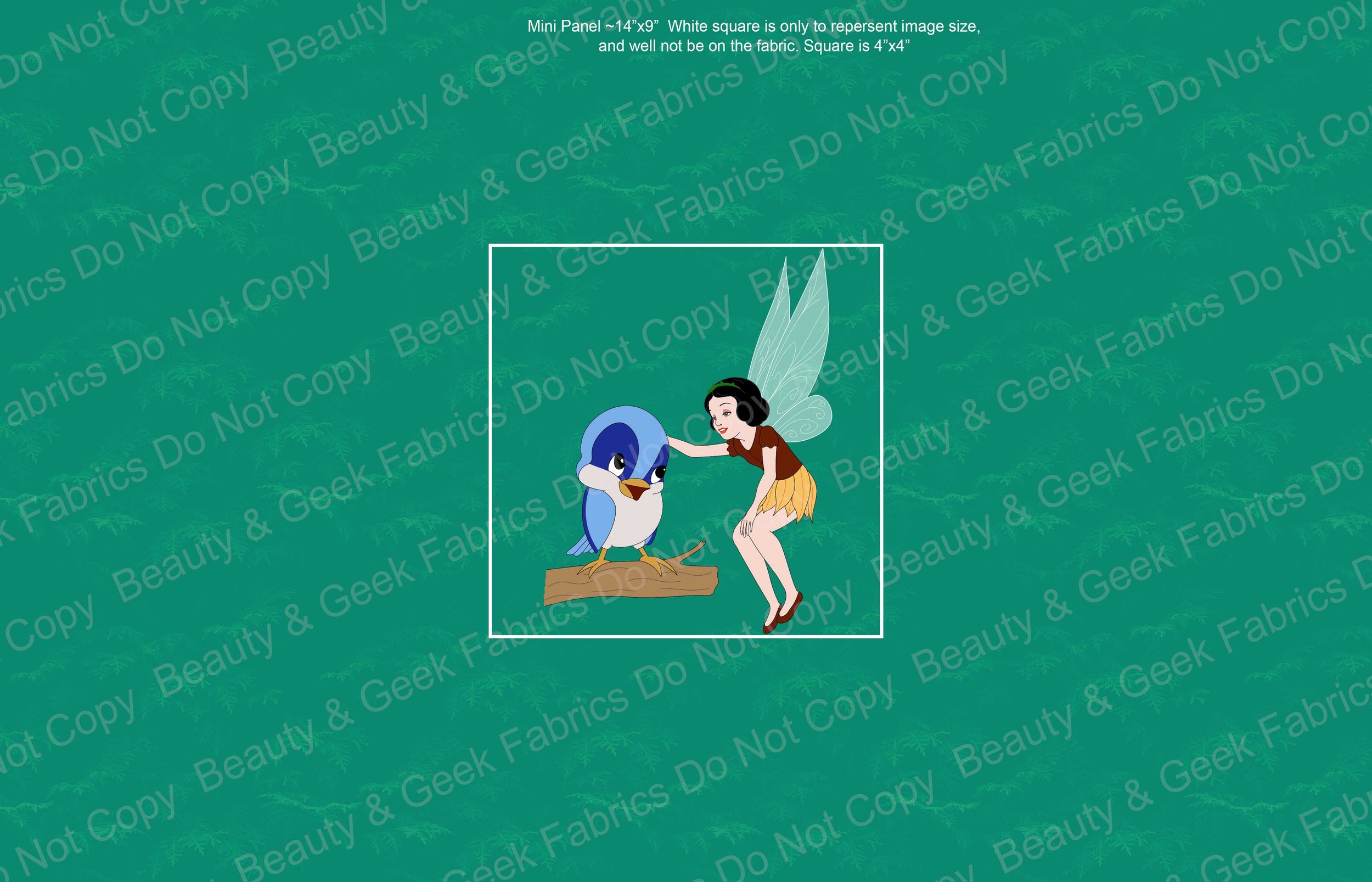 Snow White - Panel Mini - Green.jpg