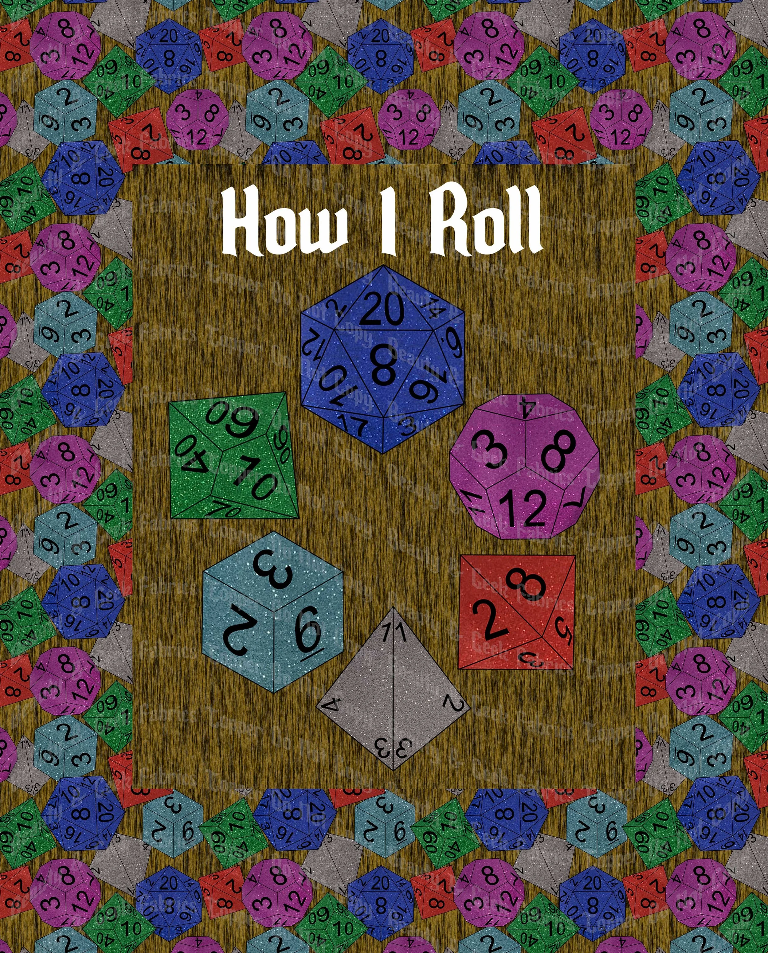 Dice Topper Past Print Preorder