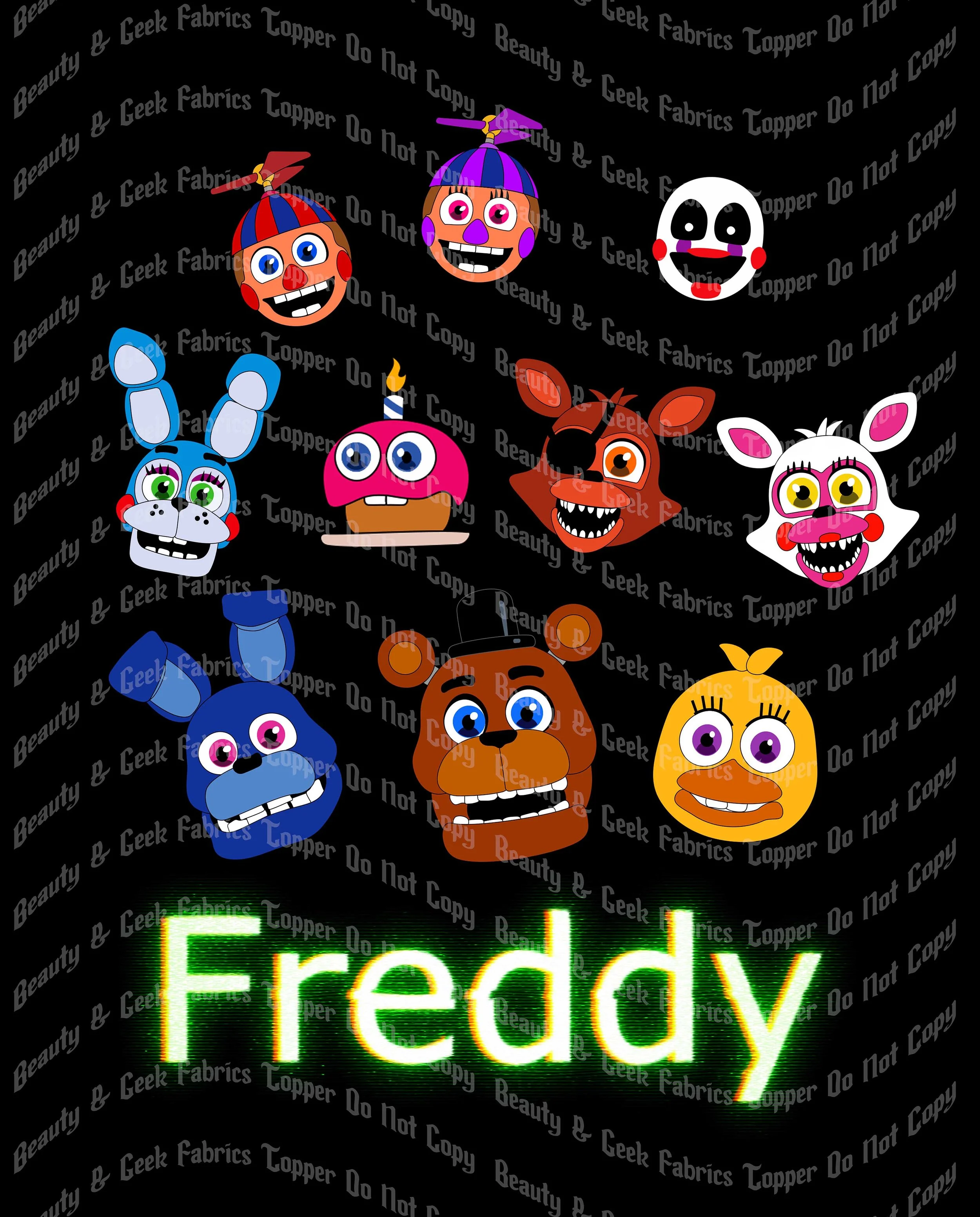 Freddy & Friends Topper Past Print Preorder