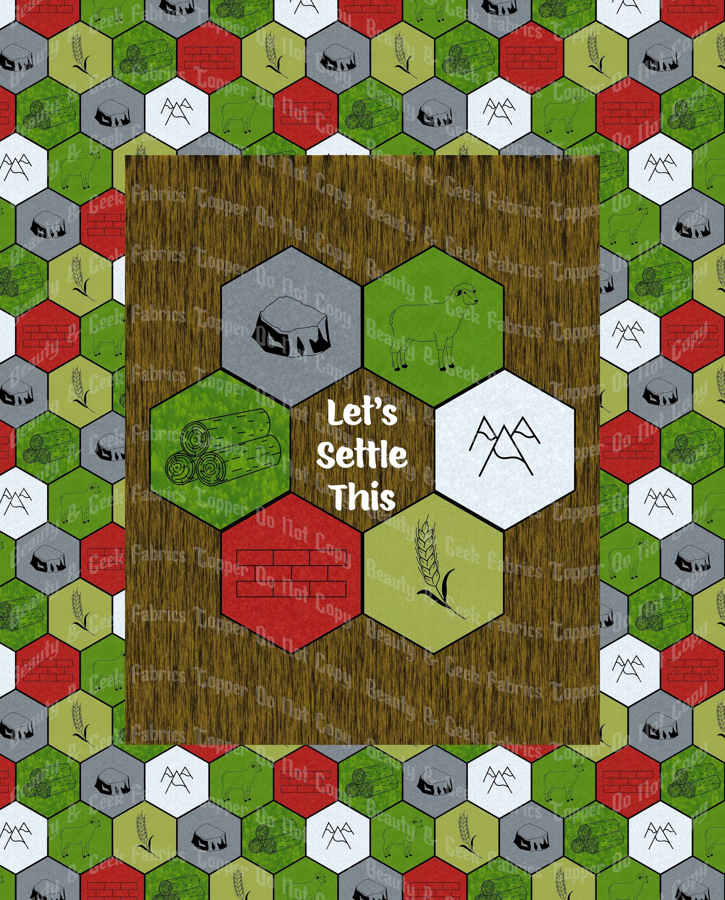 Settle This Topper Past Print Preorder
