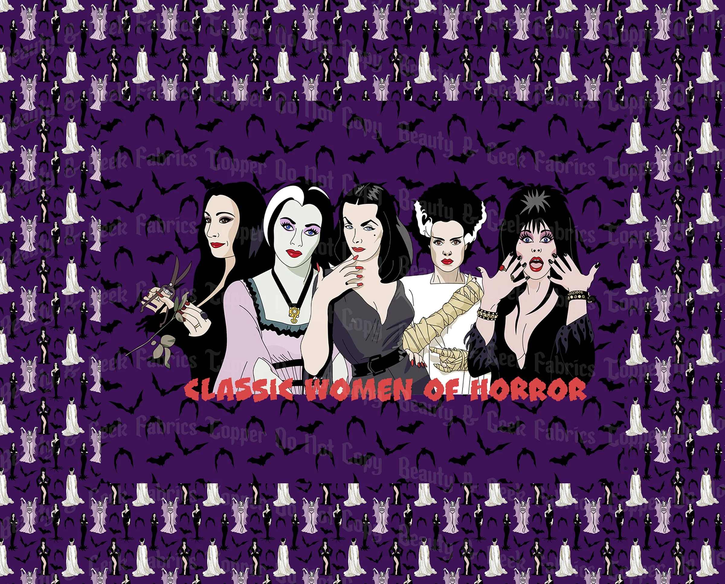 Classic Women of Horror Toppers  Past Print Preorder