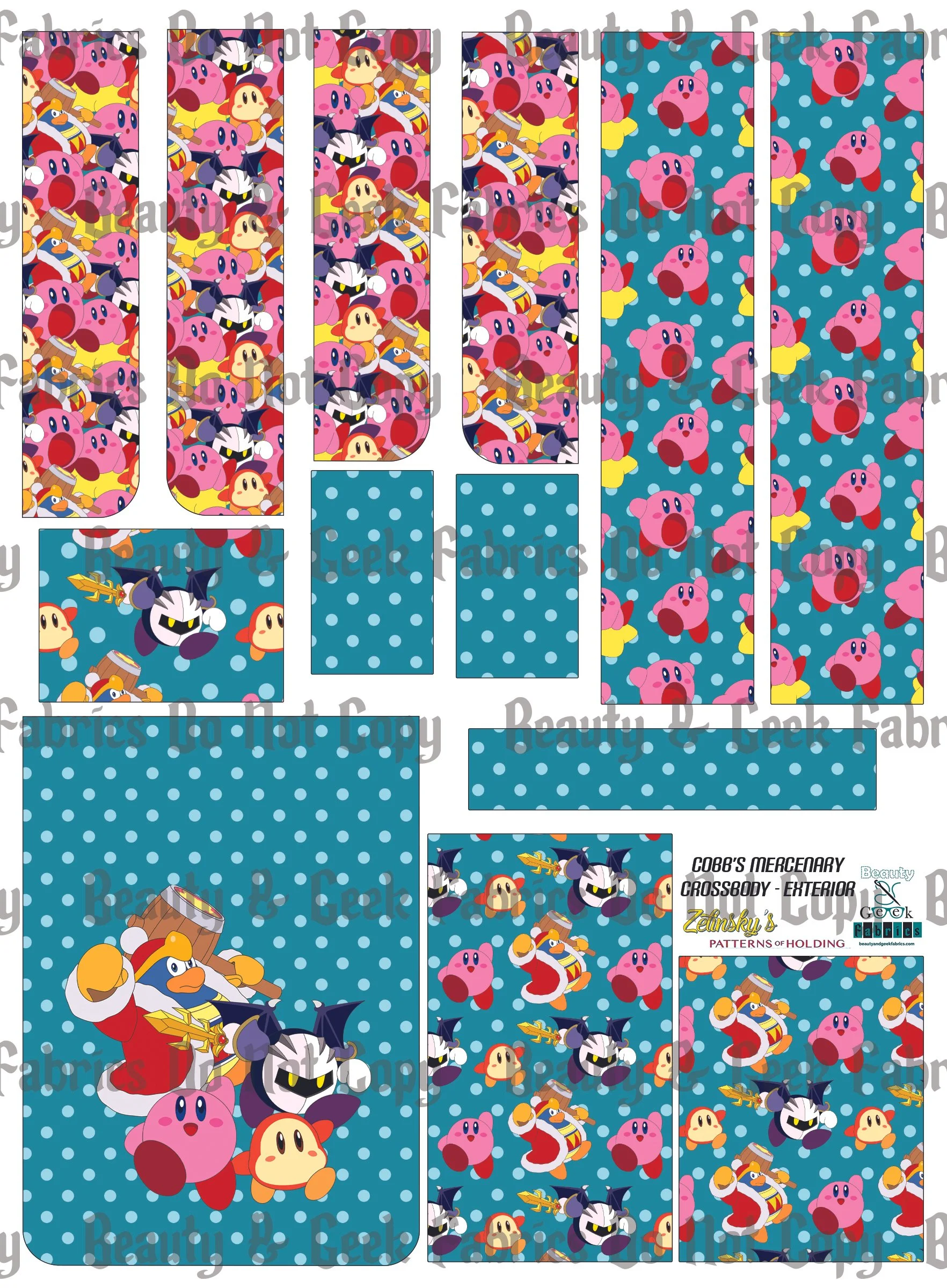 Lil' Pink Hero Cobb's Exterior Only - Cut N Sew - Past Print Preorder