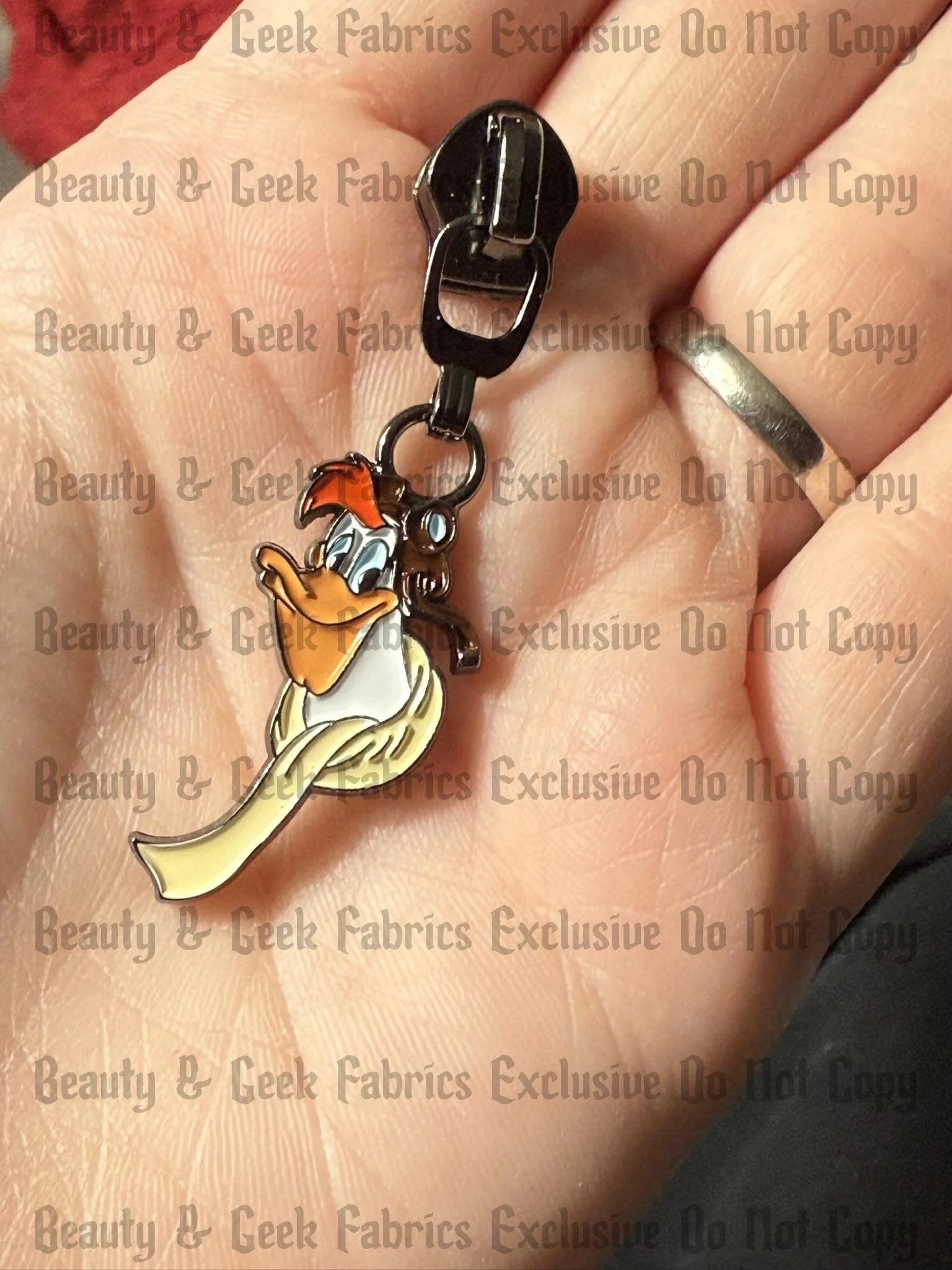Launchpad Enamel #5 Zipper Pull - Retail