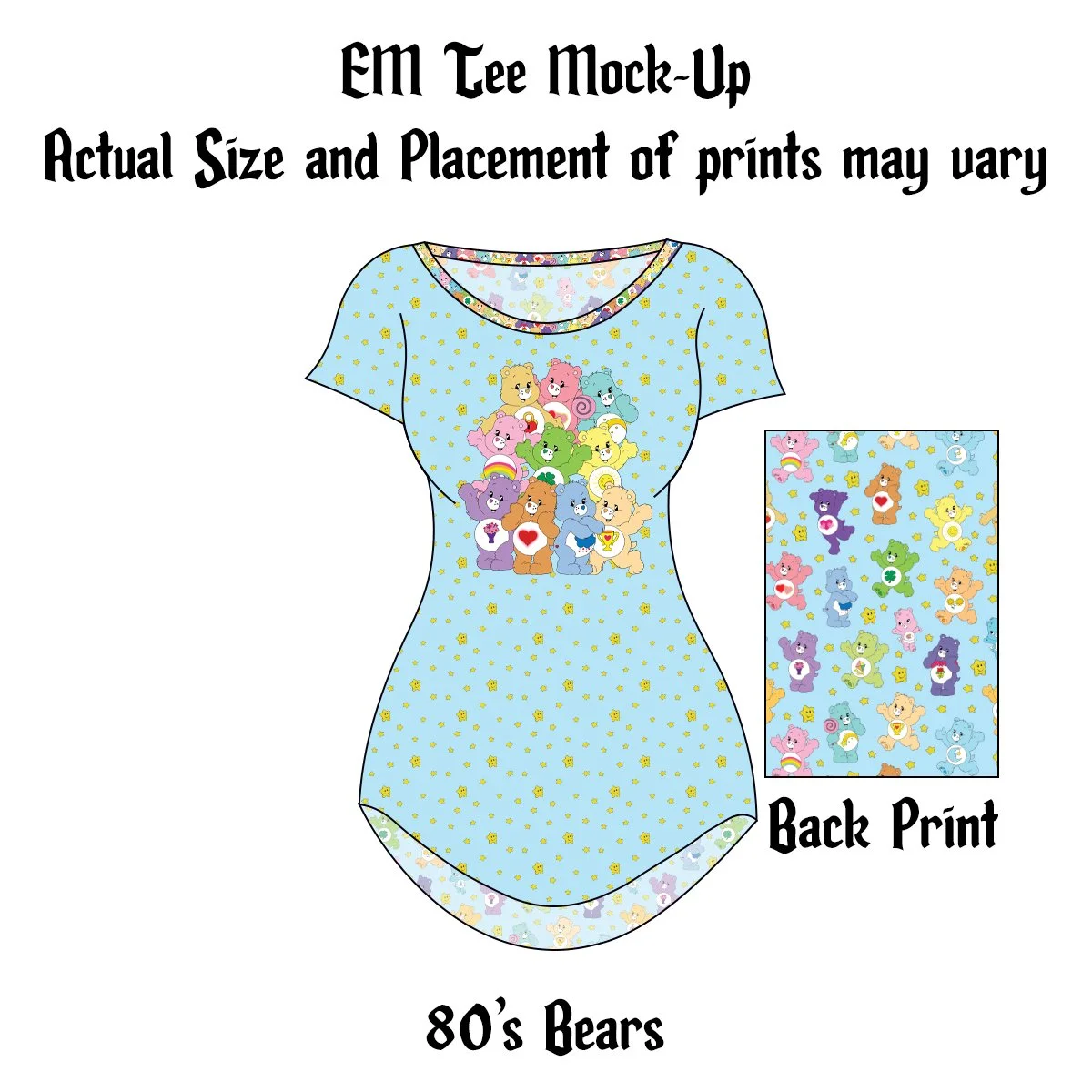 Made to Order EM TEE - 80's Bears