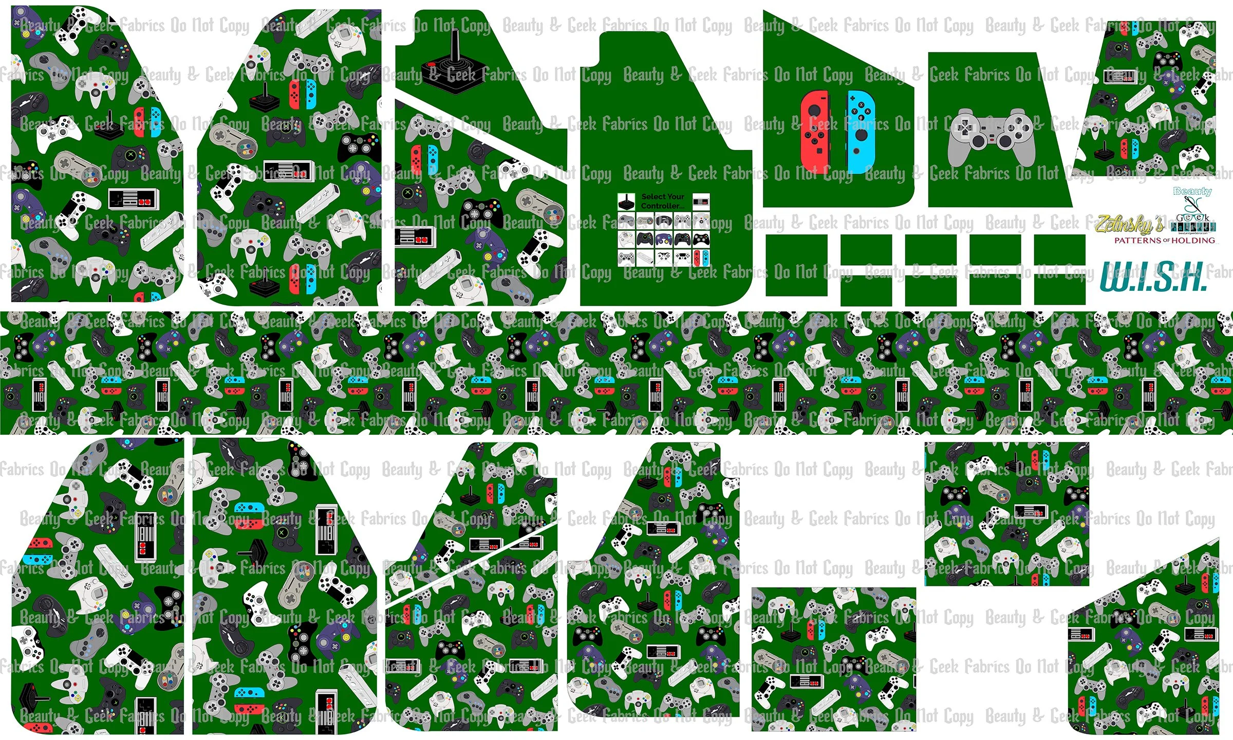 Controllers W.I.S.H. - Cut N Sew - Past Print Preorder