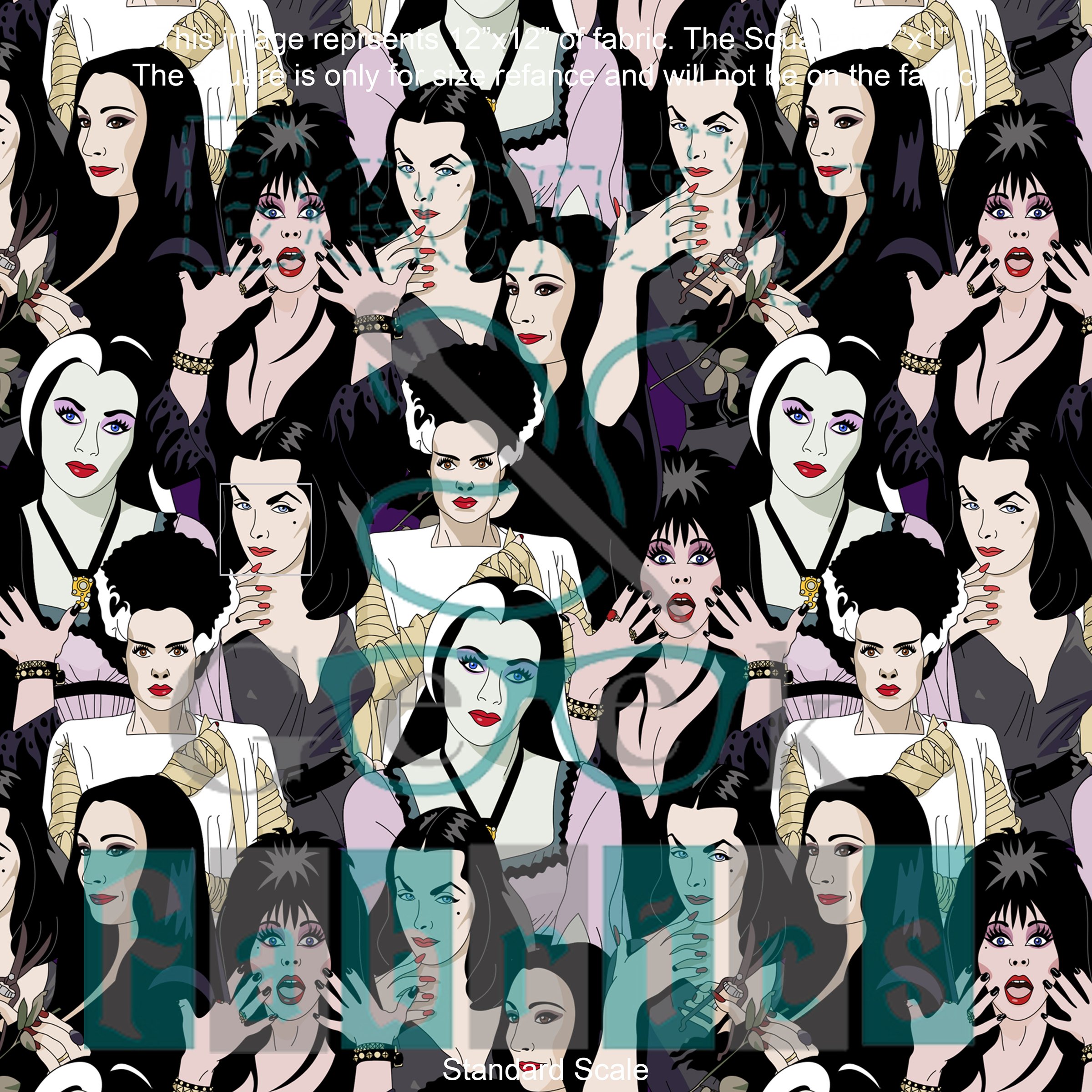 Classic Women of Horror Stacked Print Preorder
