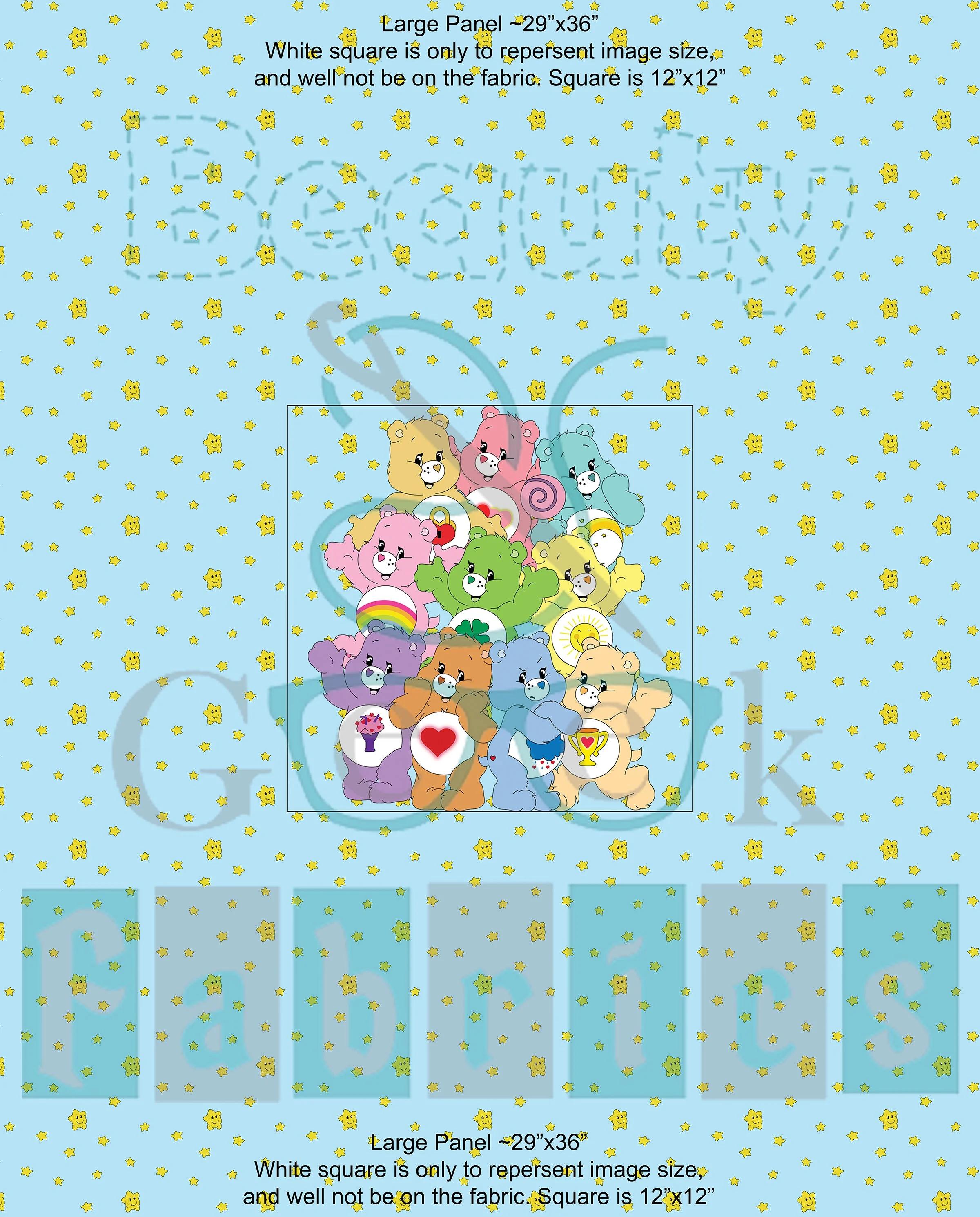 80's Bears (2 options) Panel Past Print Preorder