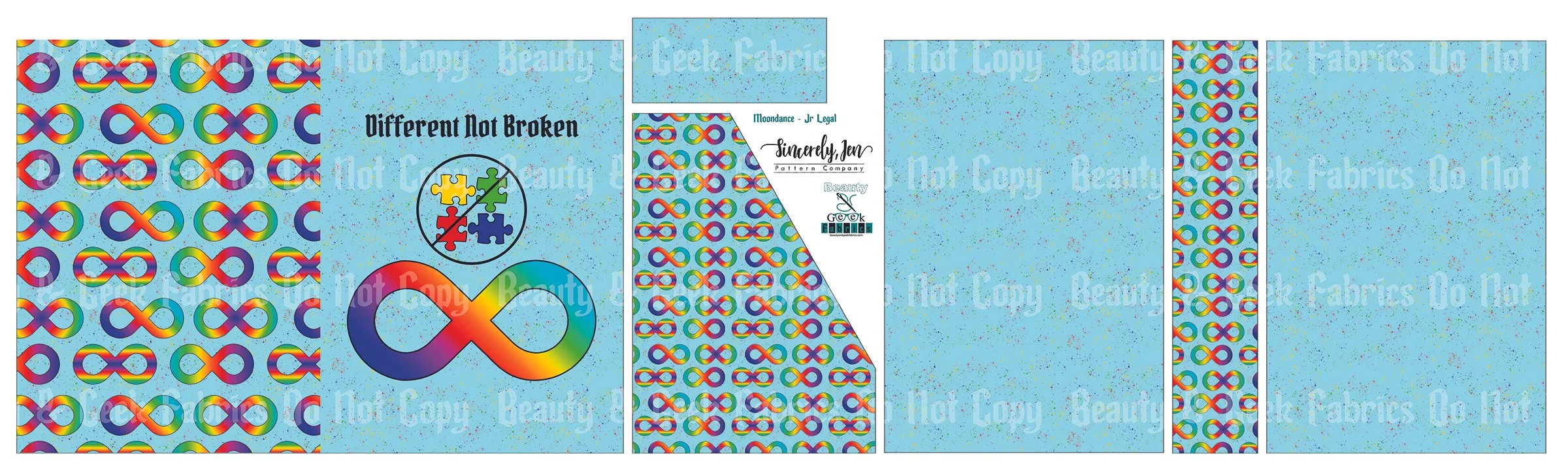 Autism Moondance (2 options) - Cut N Sew - Past Print Preorder